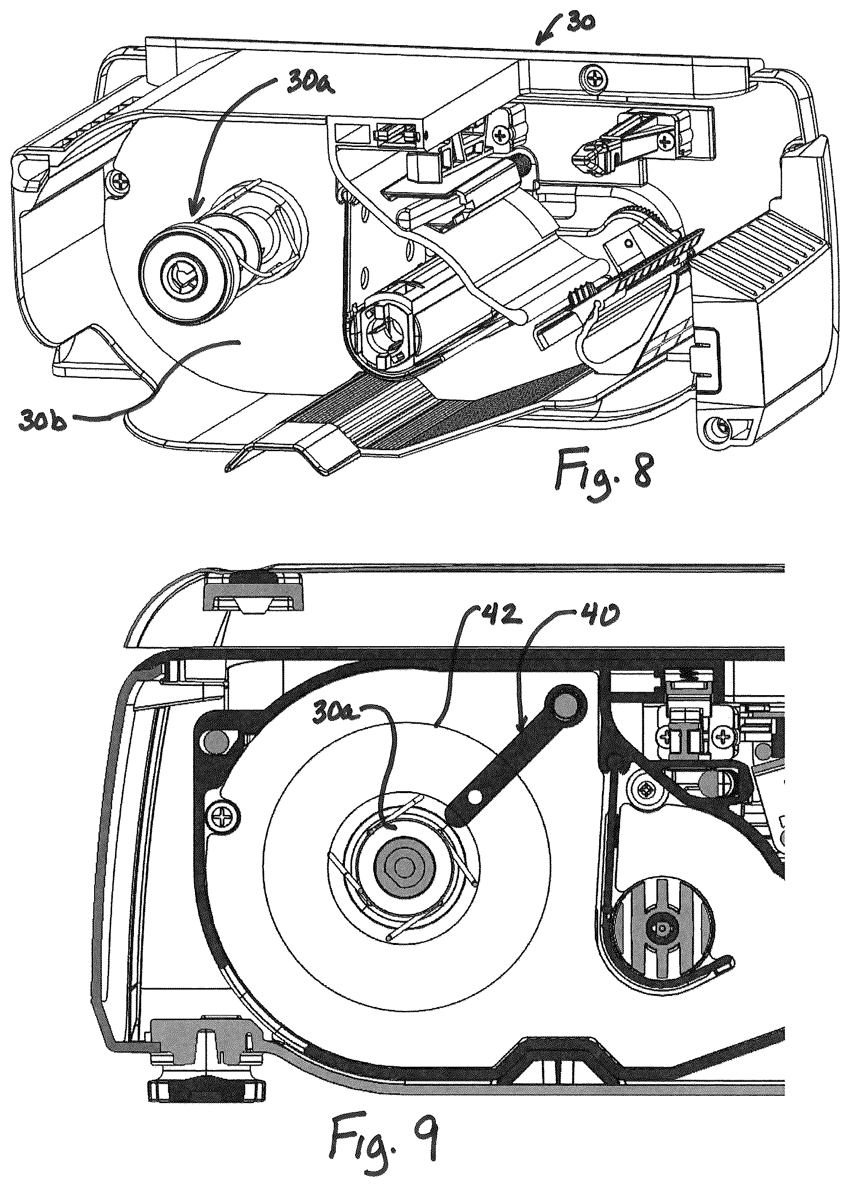Patent US12576654 Figure 5 – Food product scale and associated label stock justification assembly