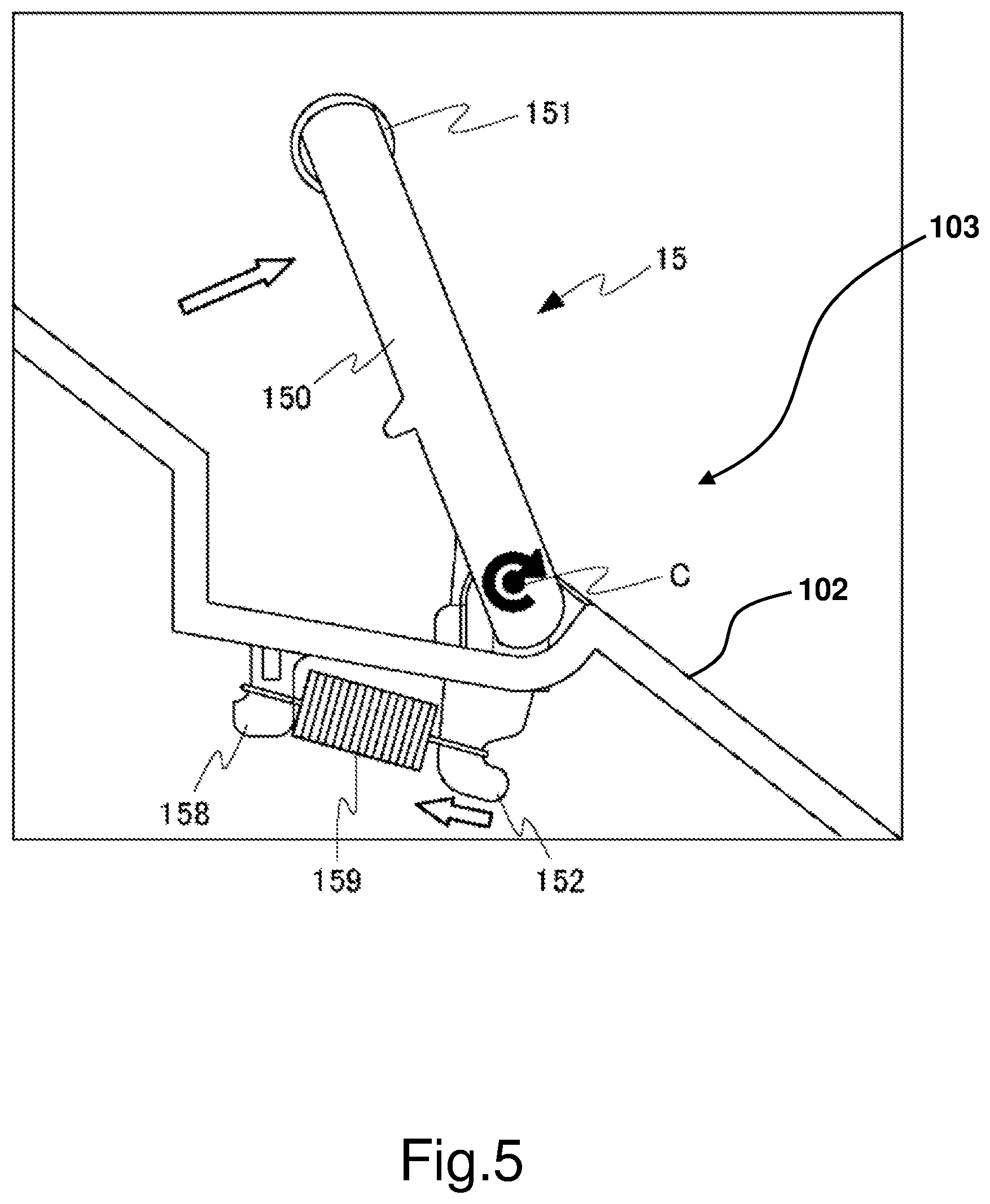 Patent US12576655 Figure 5 – Printer