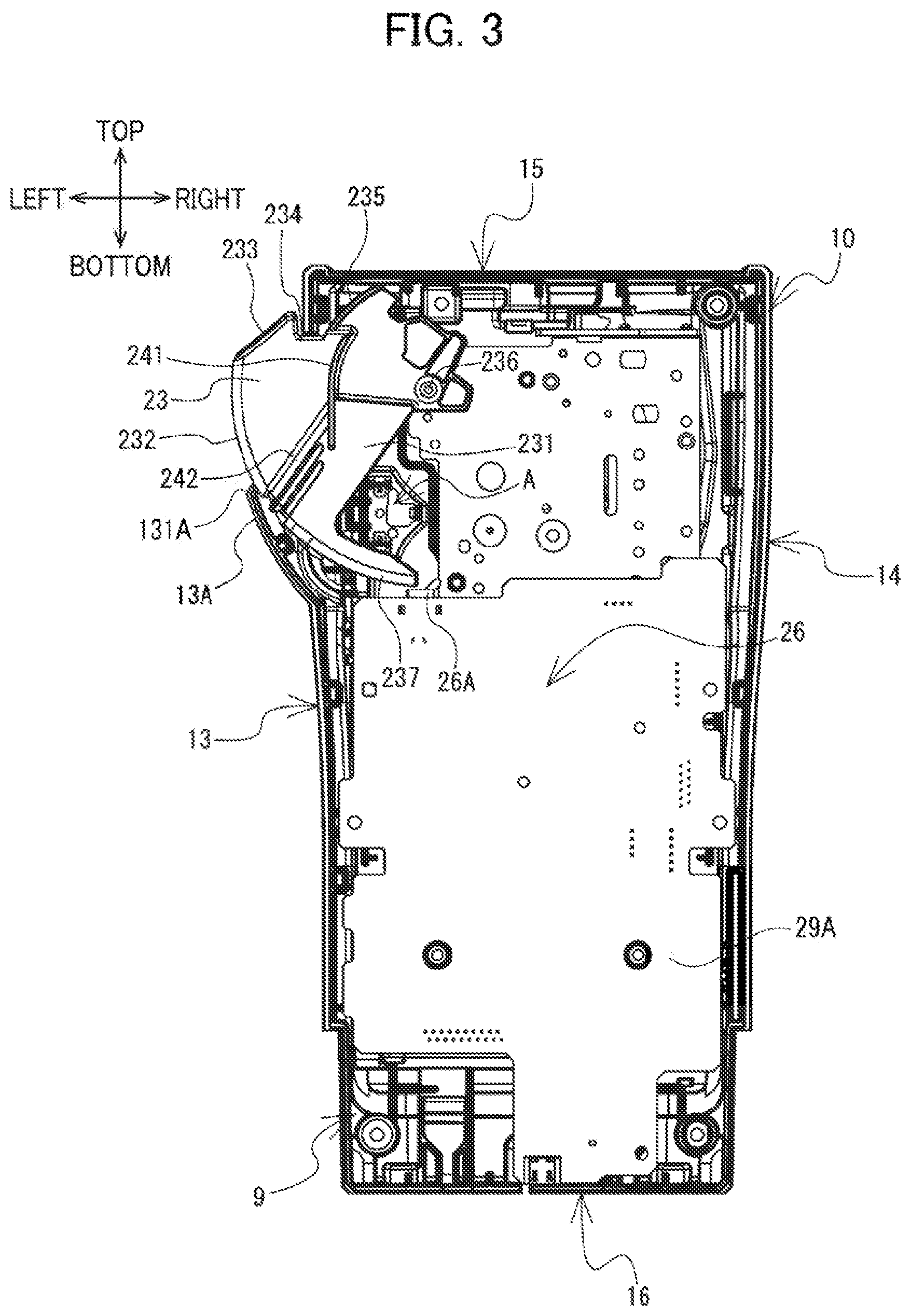 Patent US12576657 Figure 3 – Printing device having guide channel for guiding liquid discharged from housing toward outside of the printing device