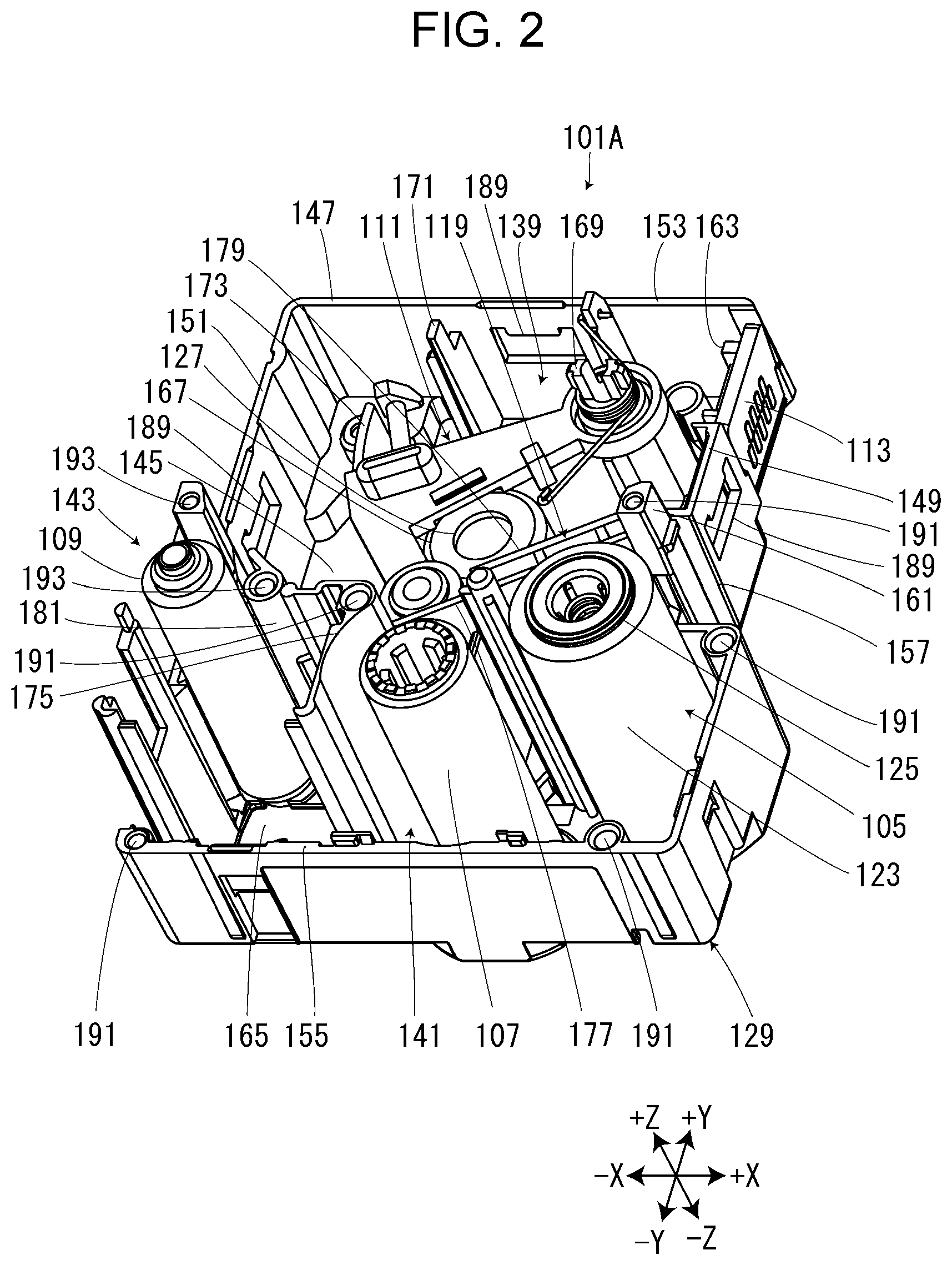 Patent US12576659 Figure 2 – Ribbon cartridge