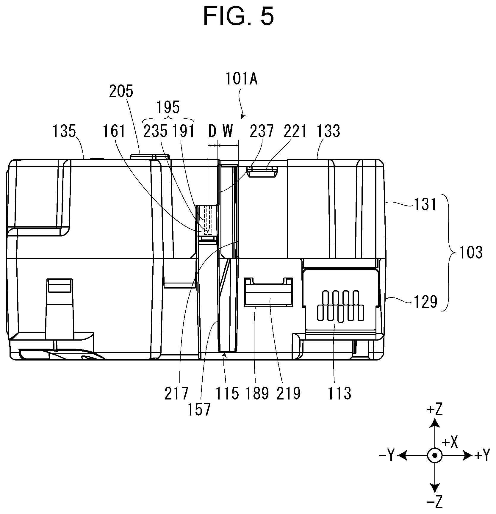 Patent US12576659 Figure 5 – Ribbon cartridge