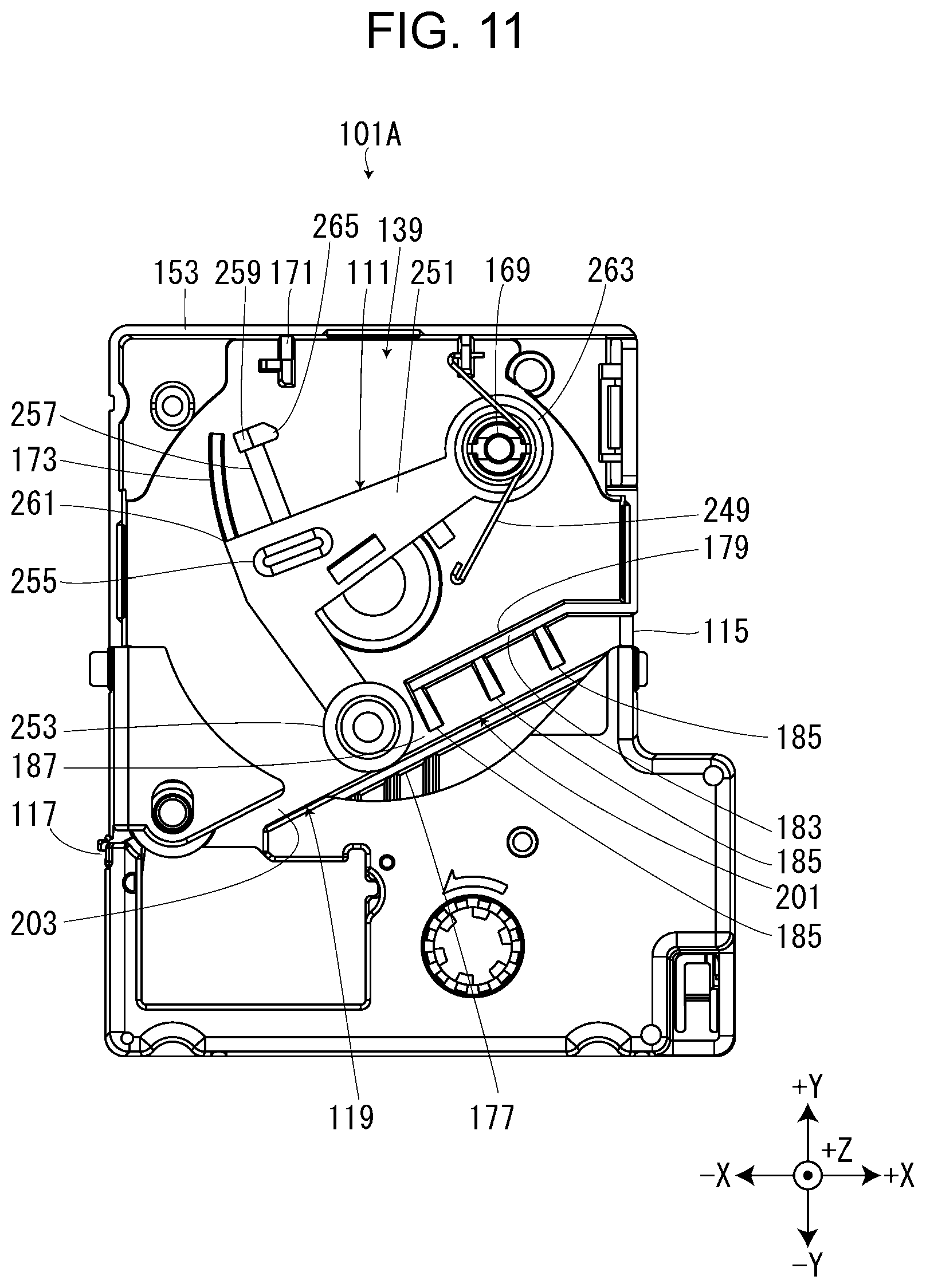 Patent US12576659 Figure 10 – Ribbon cartridge