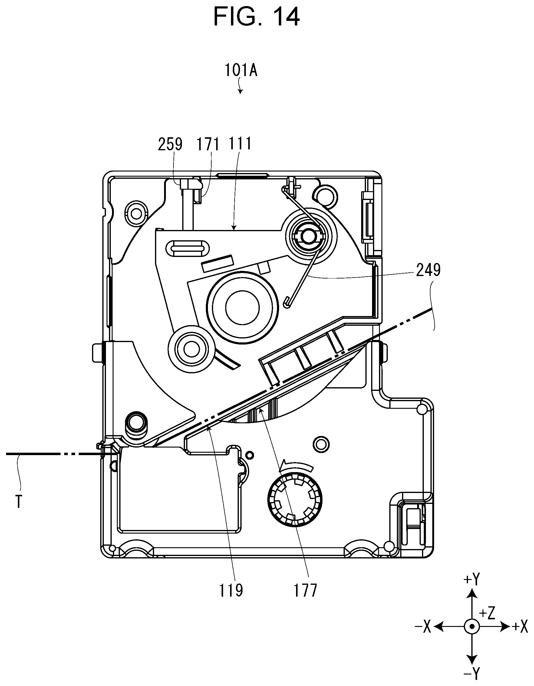 Patent US12576659 Figure 13 – Ribbon cartridge