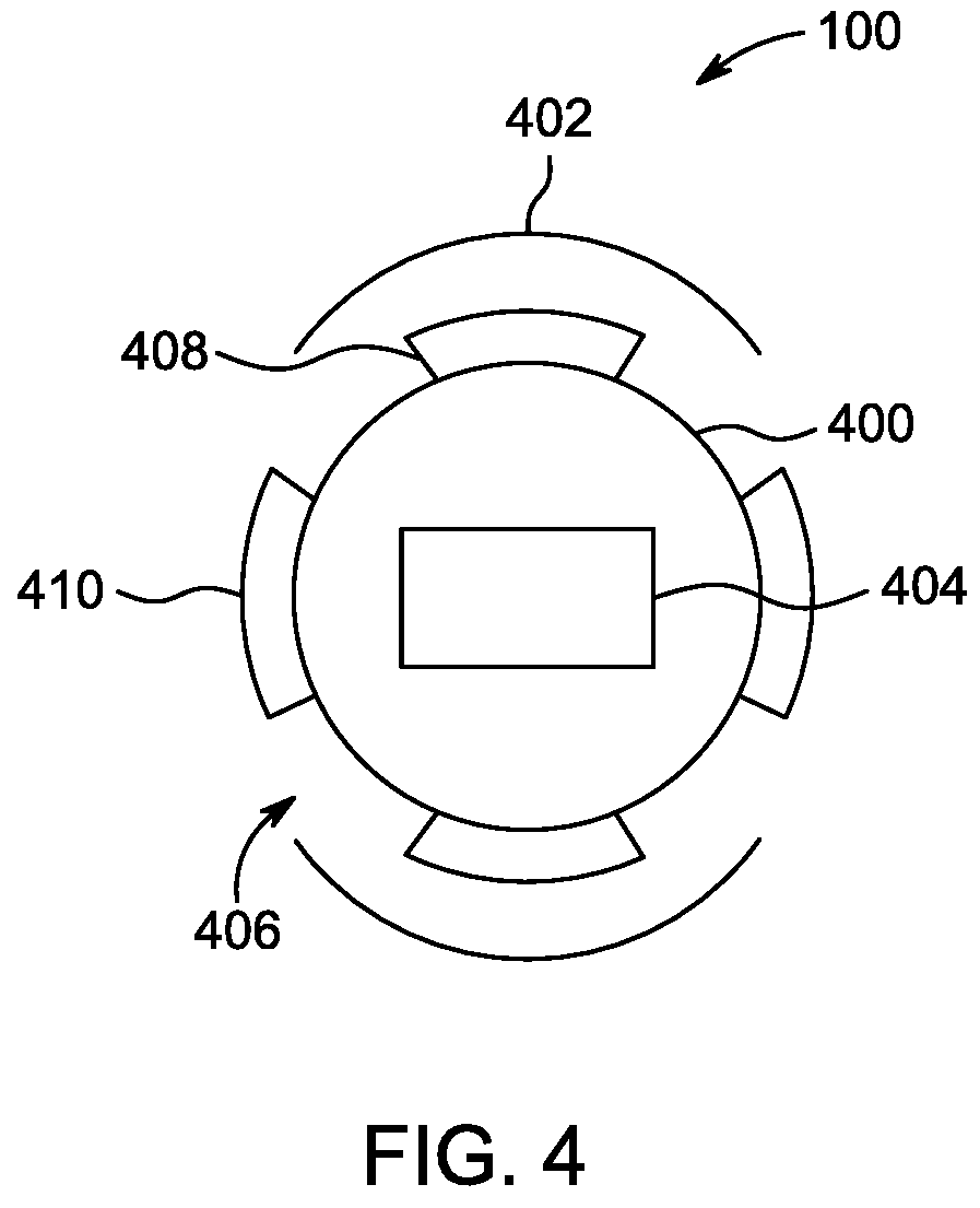 Patent US12576660 Figure 4 – Ribbon take-up hub for a printer