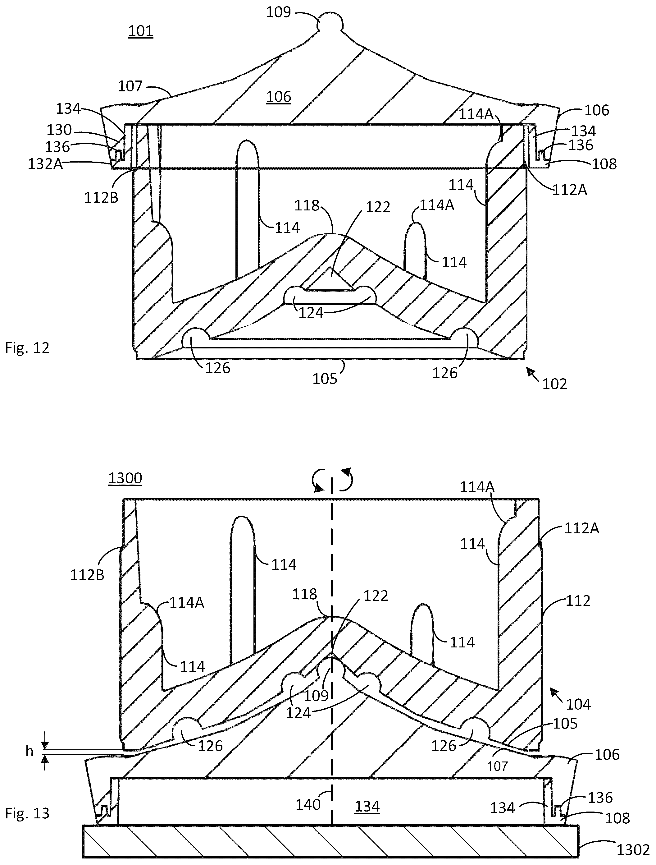 Patent US12576665 Figure 6 – Vessel for use in multiple positions and methods of use