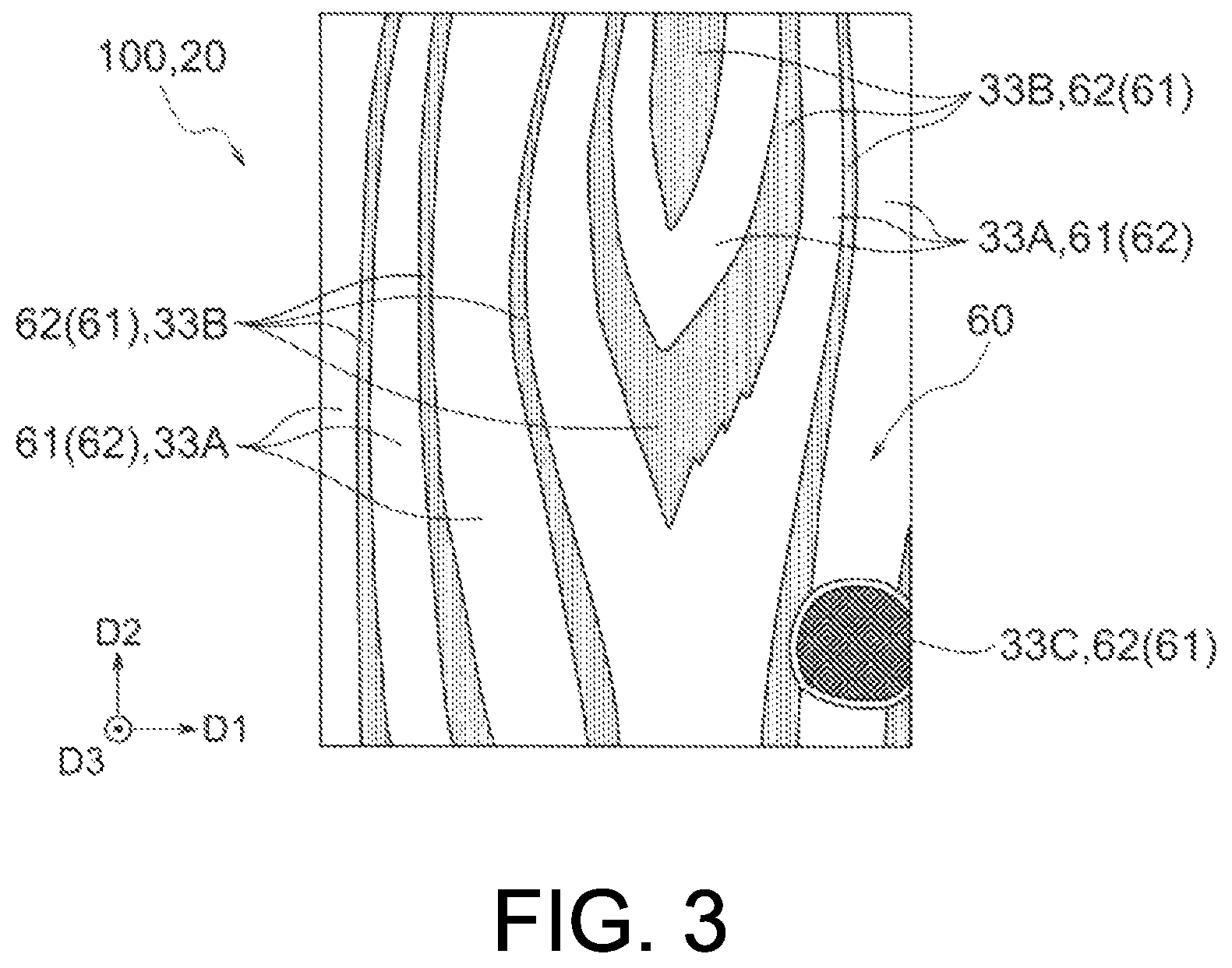 Patent US12576667 Figure 3 – Decorative sheet and decorative member