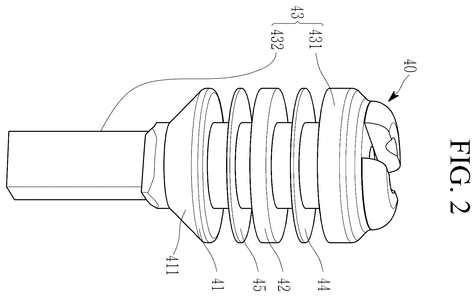 Patent US12576668 Figure 2 – Nipple assembly for spoke wheel, and spoke wheel including same
