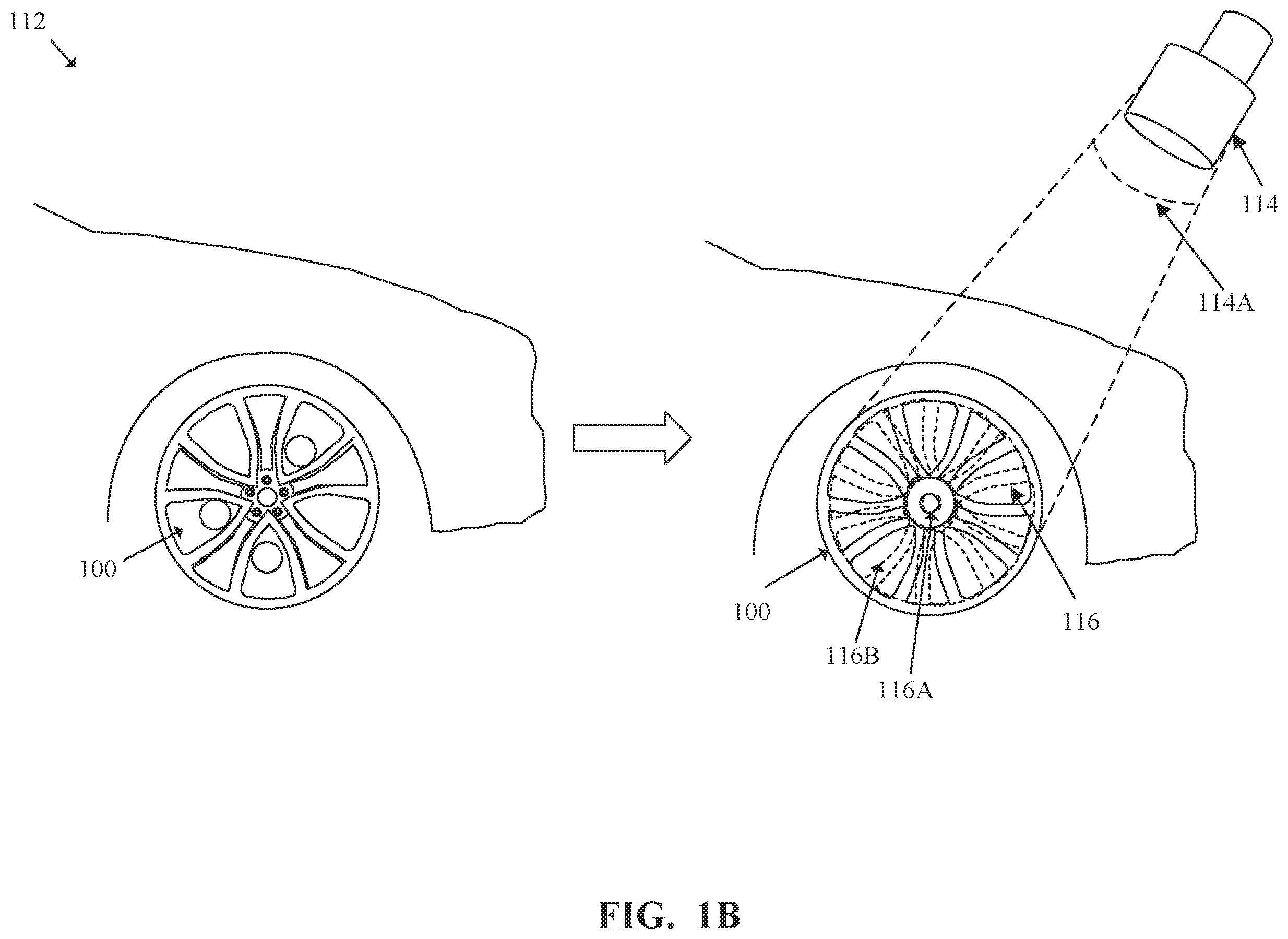 Patent US12576669 Figure 2 – Vehicle wheel cover