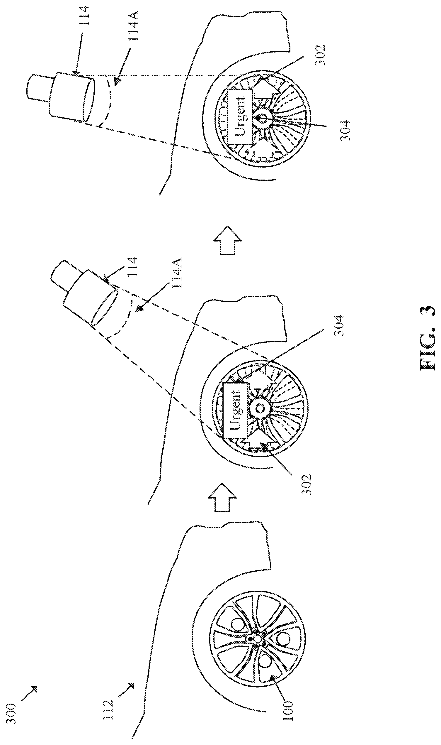 Patent US12576669 Figure 4 – Vehicle wheel cover