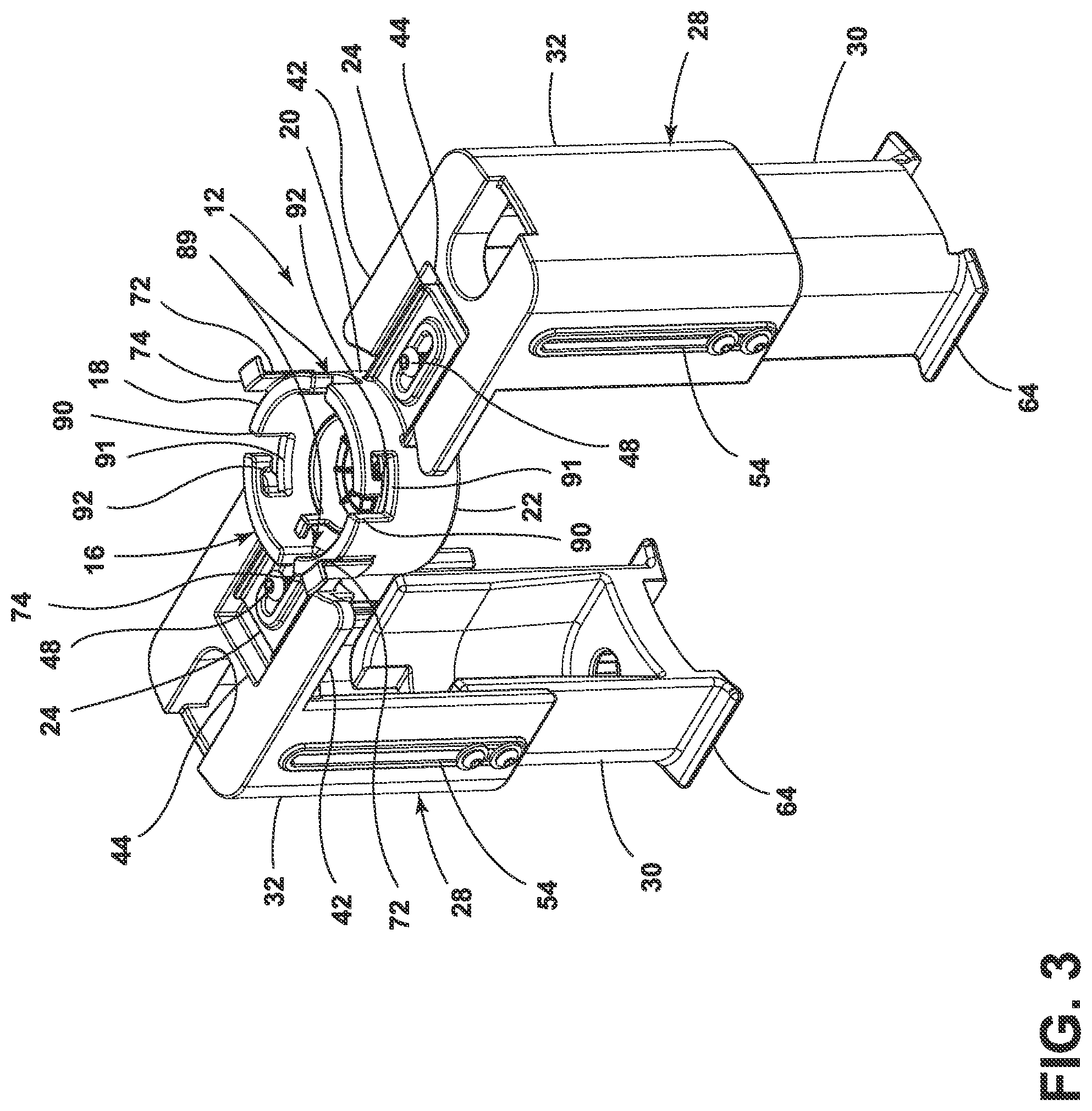 Patent US12576670 Figure 3 – Wheel cover mounting assembly