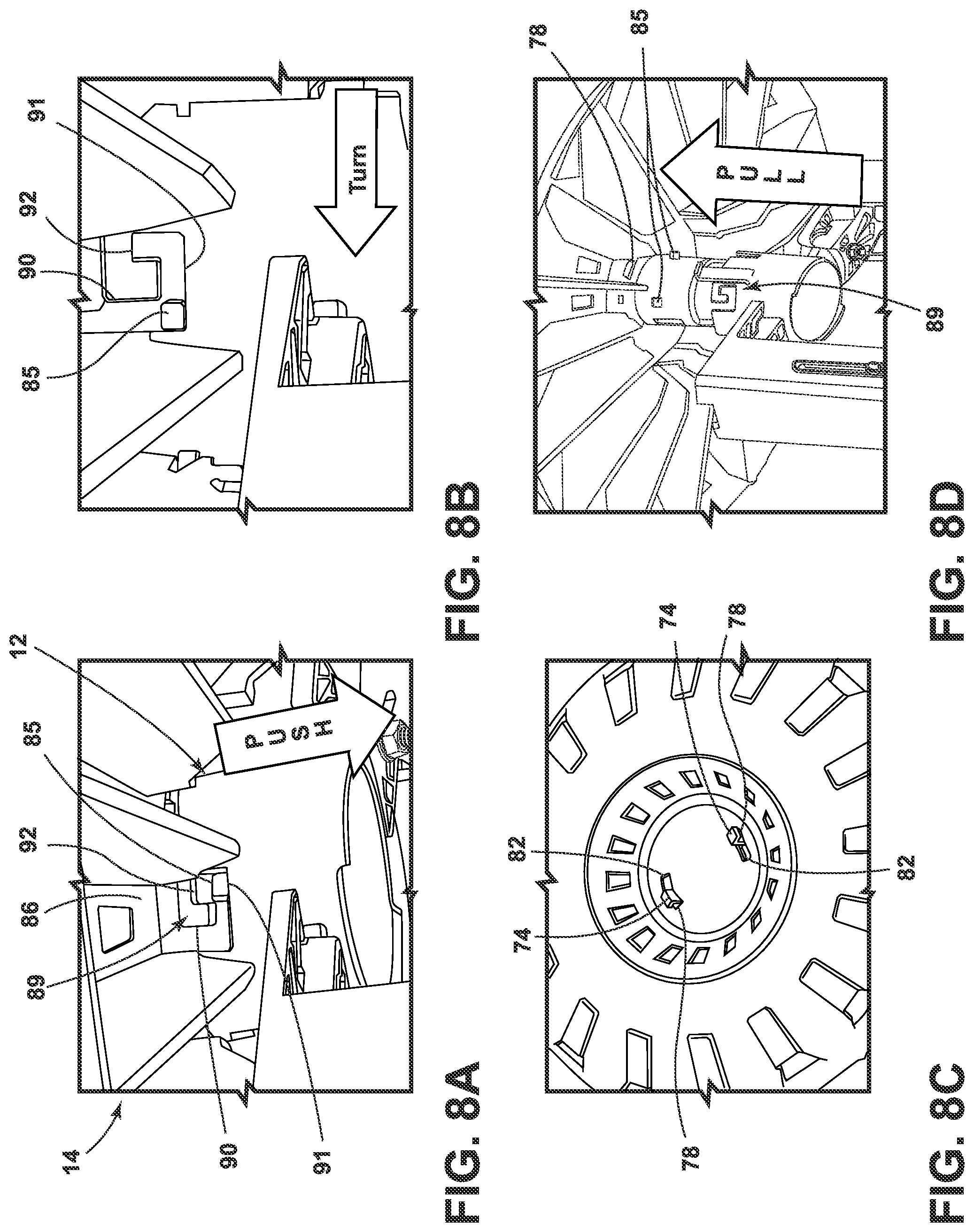 Patent US12576670 Figure 8 – Wheel cover mounting assembly