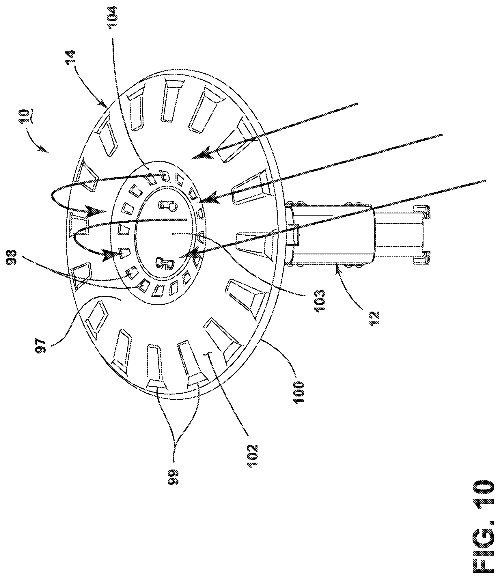 Patent US12576670 Figure 10 – Wheel cover mounting assembly