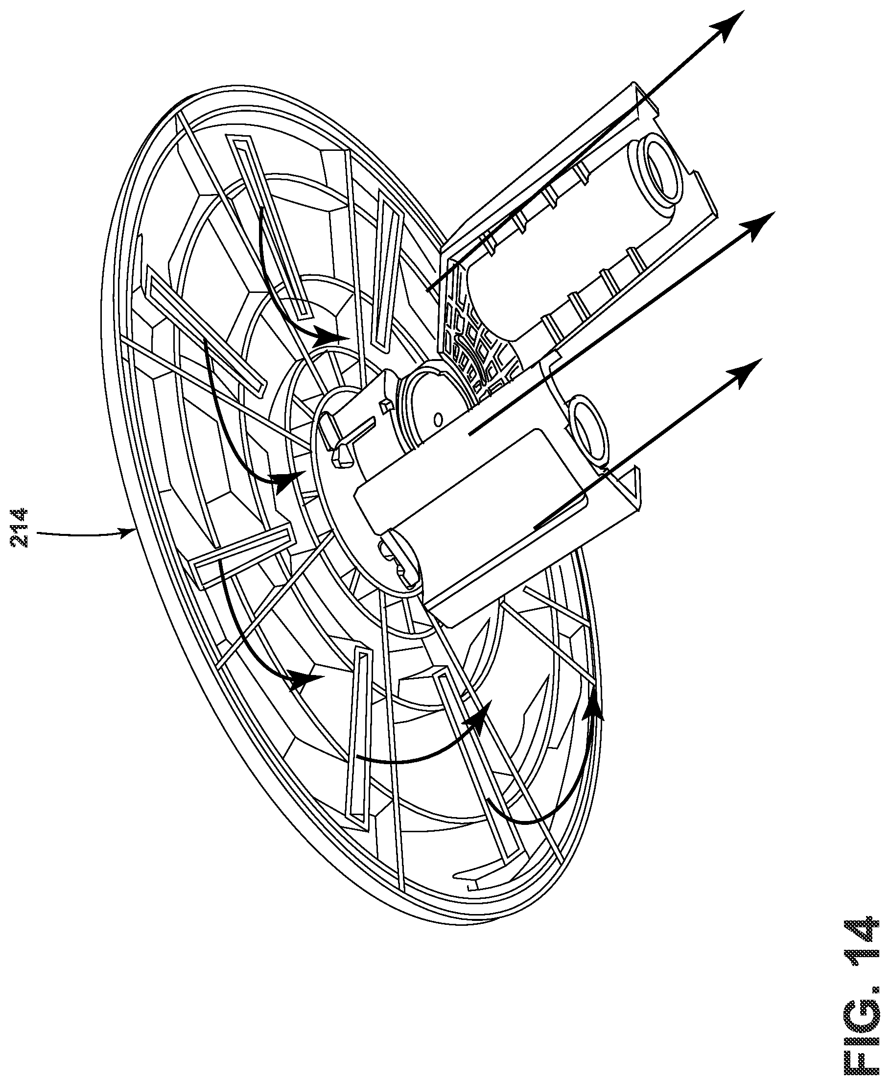 Patent US12576670 Figure 14 – Wheel cover mounting assembly