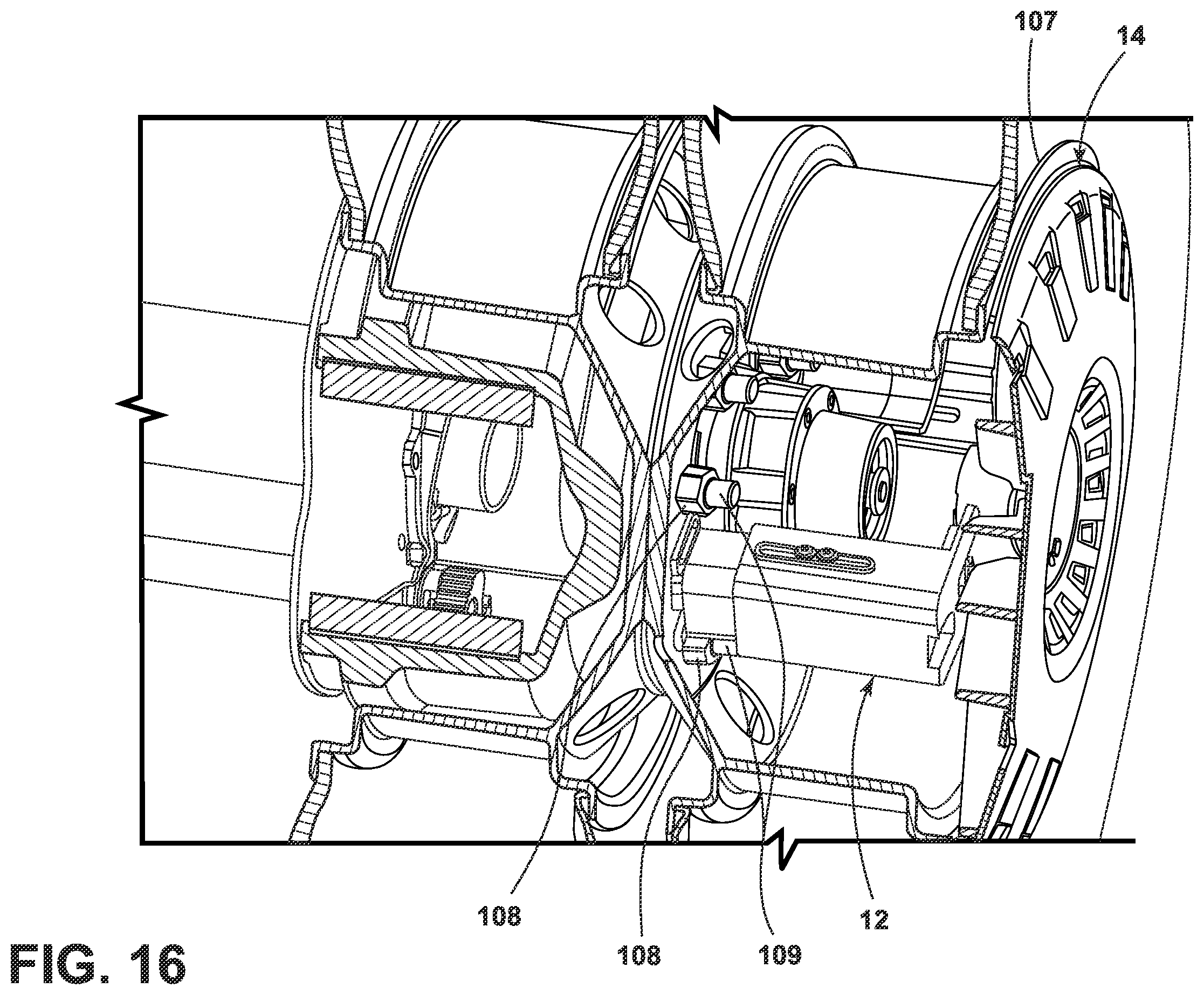 Patent US12576670 Figure 16 – Wheel cover mounting assembly