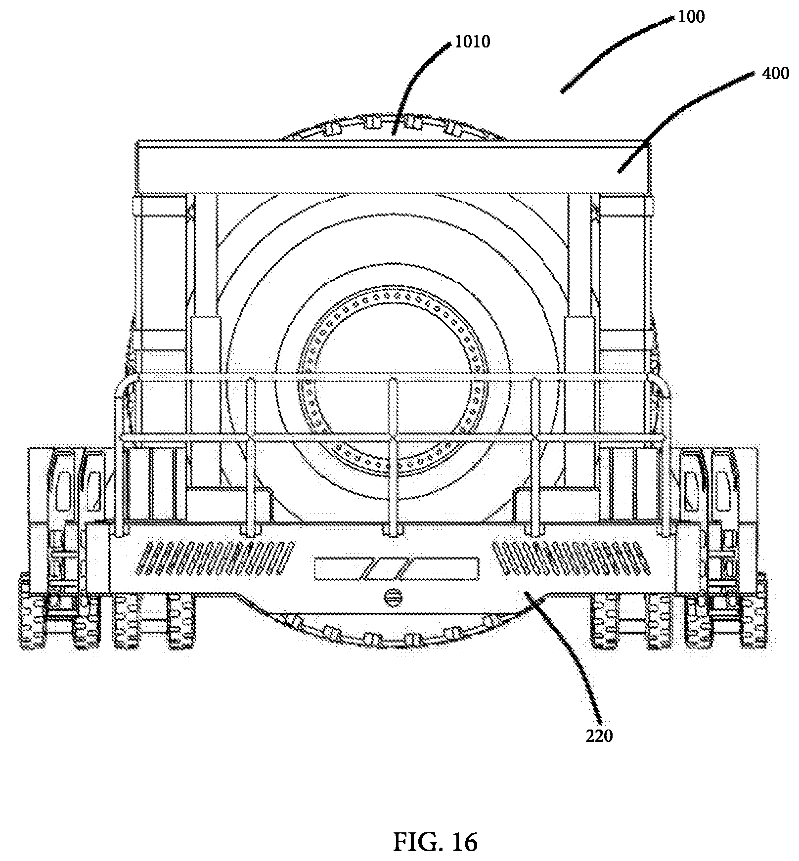 Patent US12576671 Figure 16 – Tire handler having tire lay flat capability
