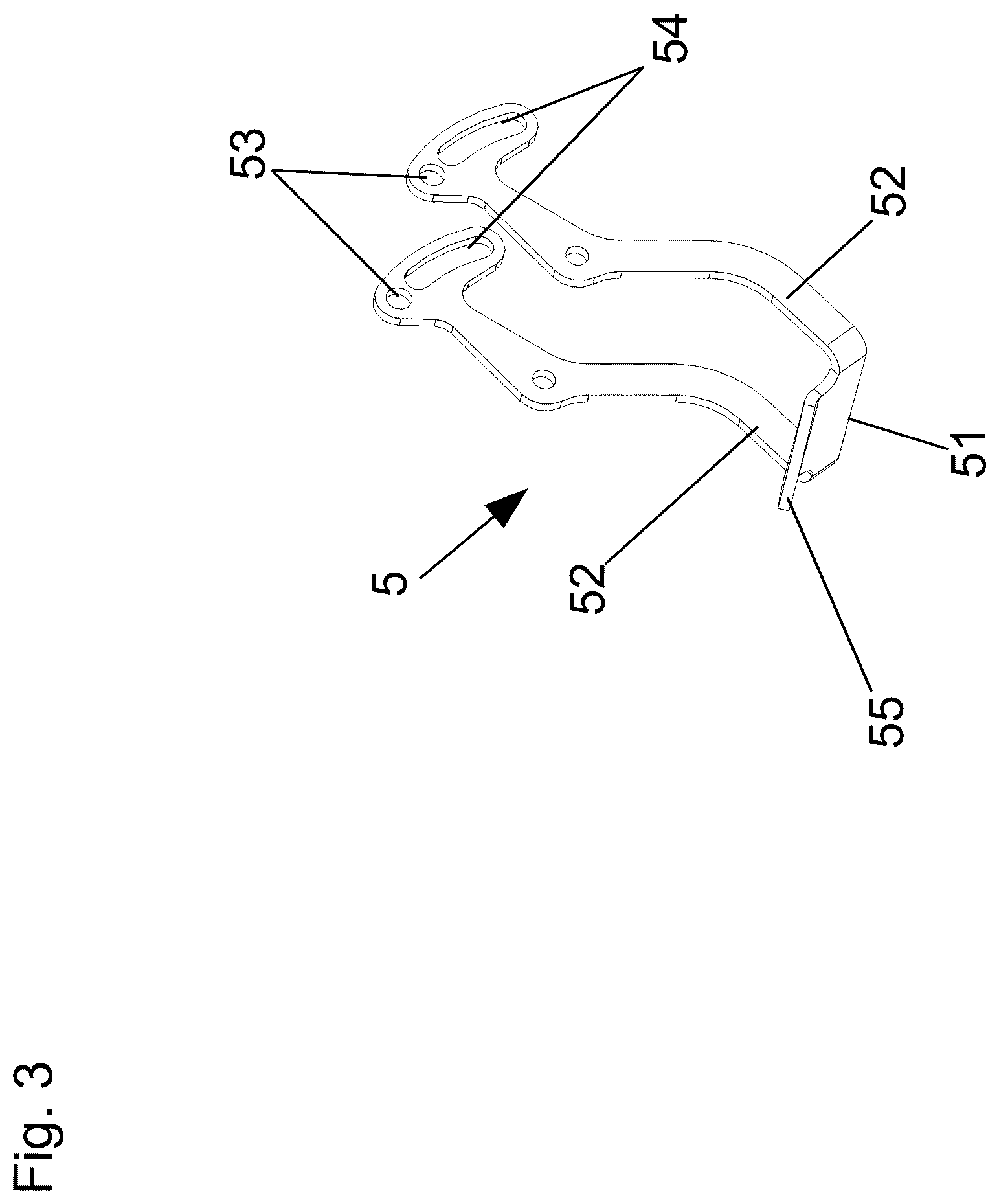 Patent US12576672 Figure 5 – Swivel castor arrangement for a piece of furniture and a bed with the swivel castor arrangement