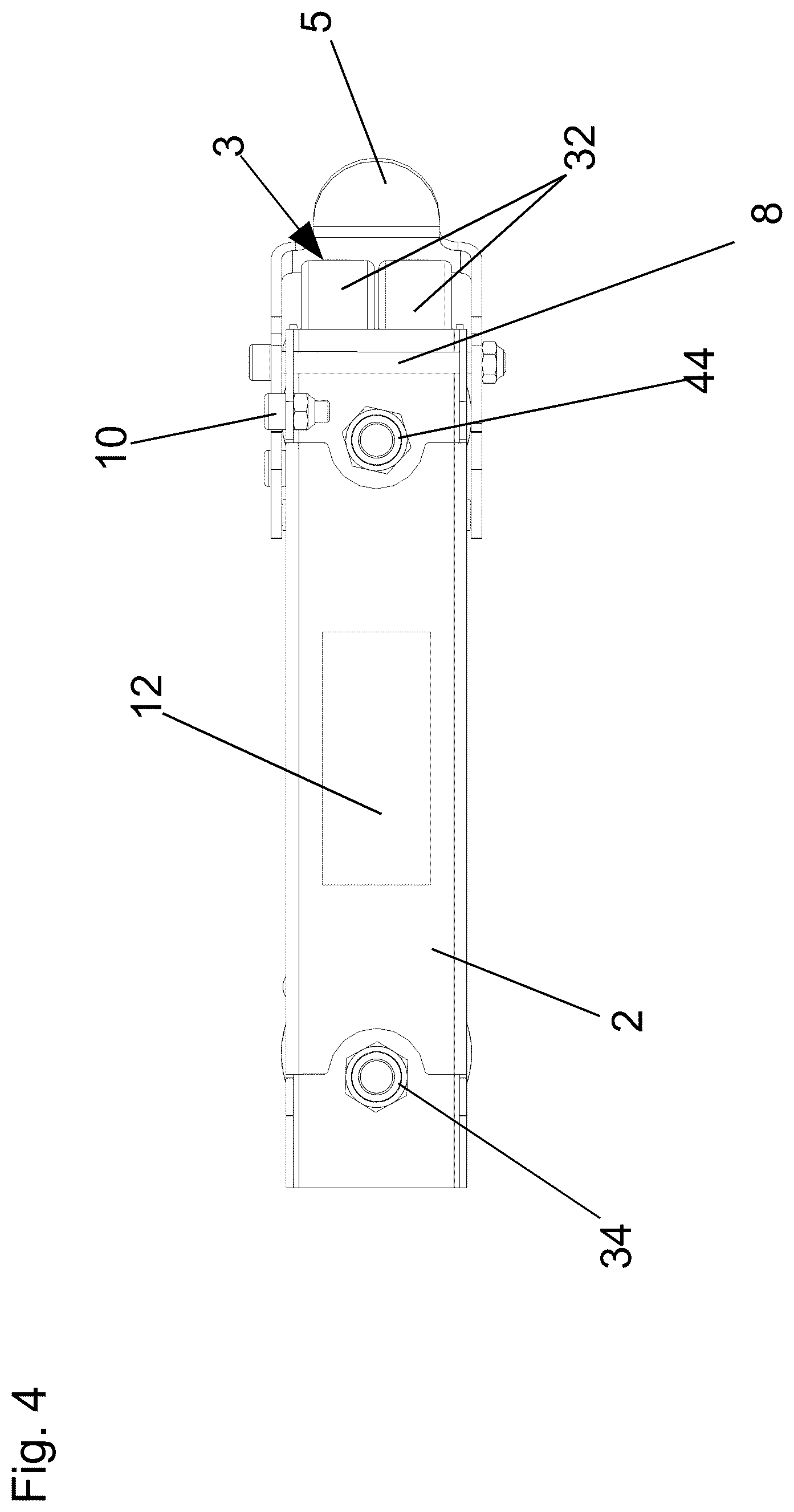 Patent US12576672 Figure 6 – Swivel castor arrangement for a piece of furniture and a bed with the swivel castor arrangement