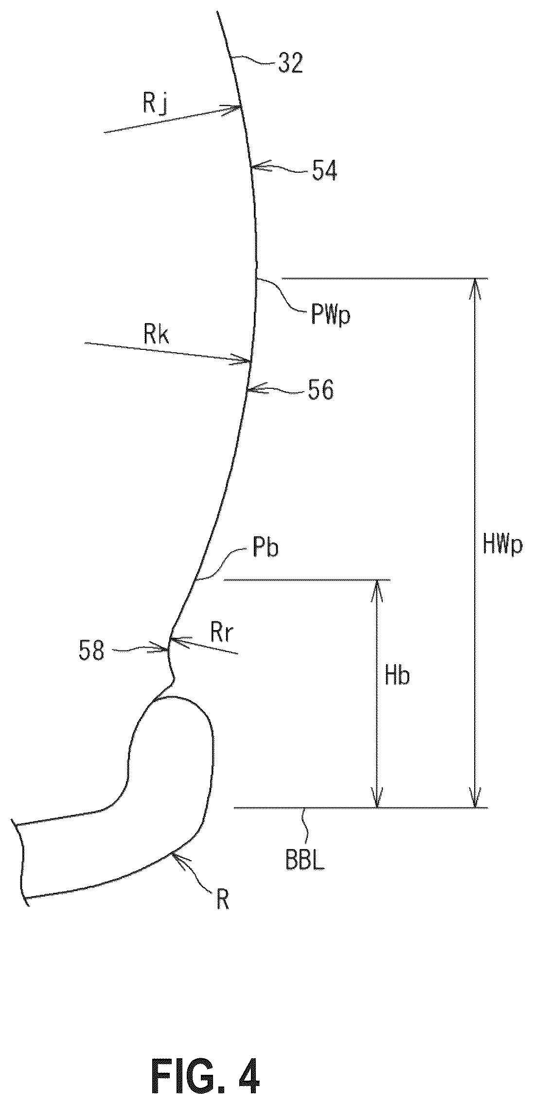 Patent US12576675 Figure 4 – Tire