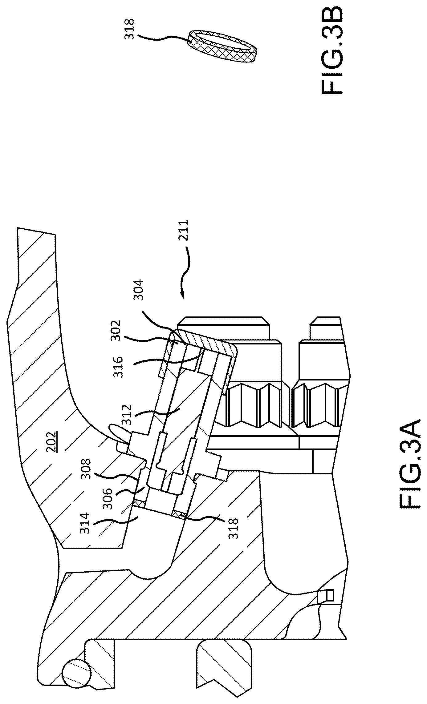 Patent US12576677 Figure 4 – Corrosion protection for aircraft wheel pneumatic ports