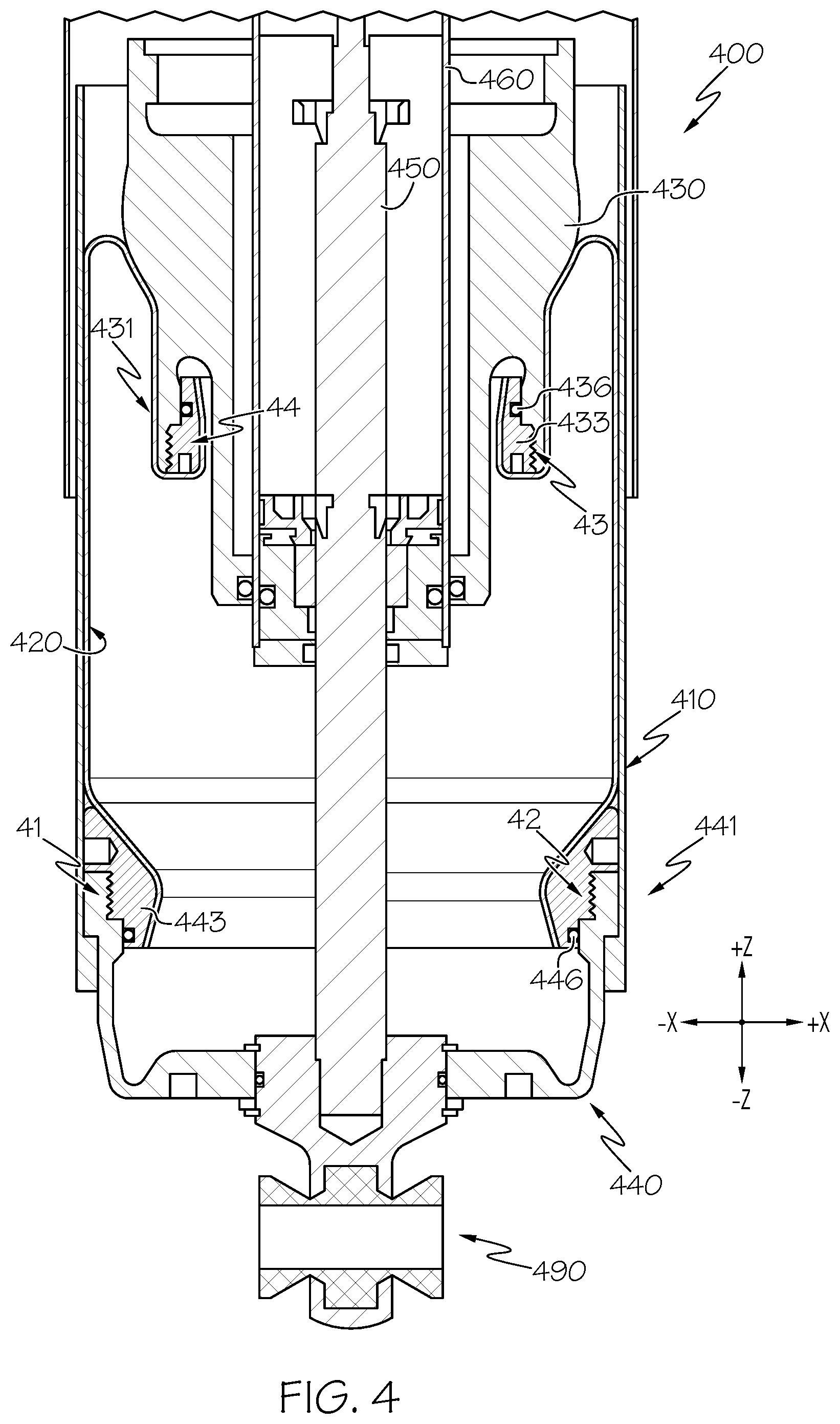 Patent US12576680 Figure 5 – Synthetic elastomeric air spring without reinforcing fibers