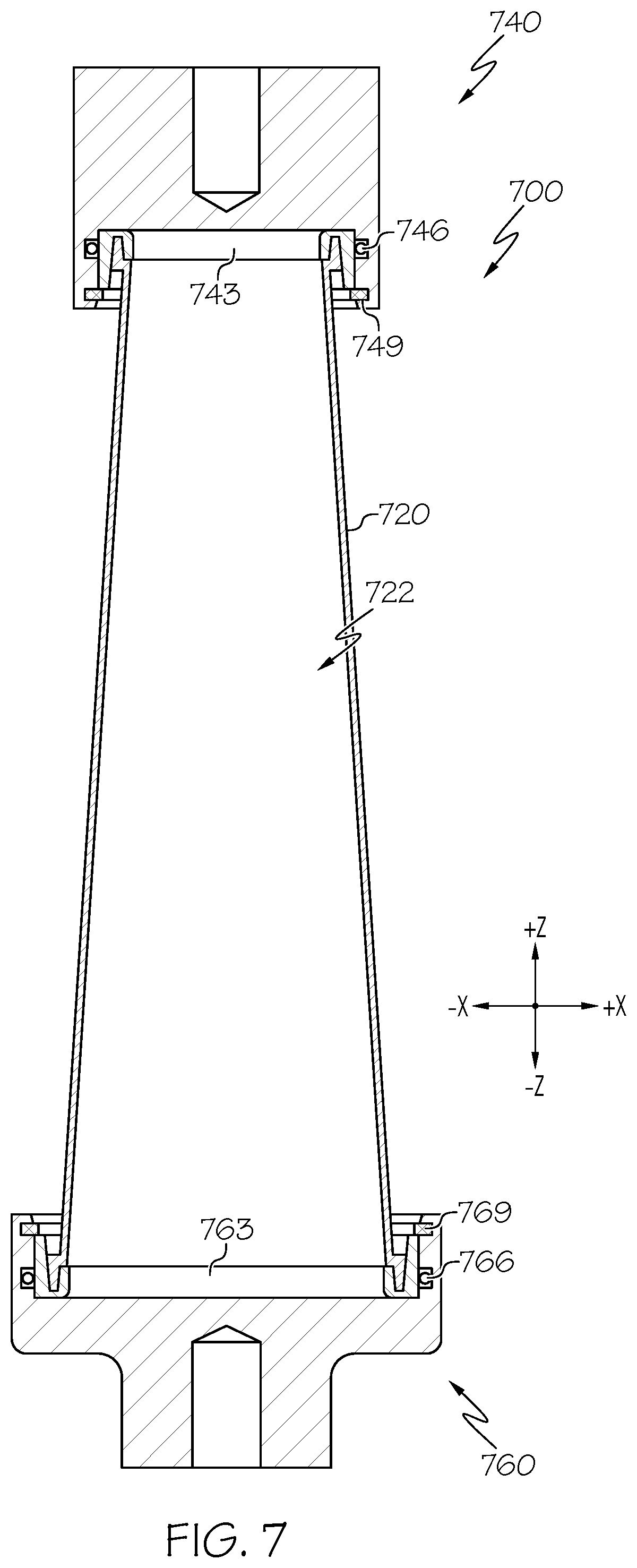 Patent US12576680 Figure 8 – Synthetic elastomeric air spring without reinforcing fibers