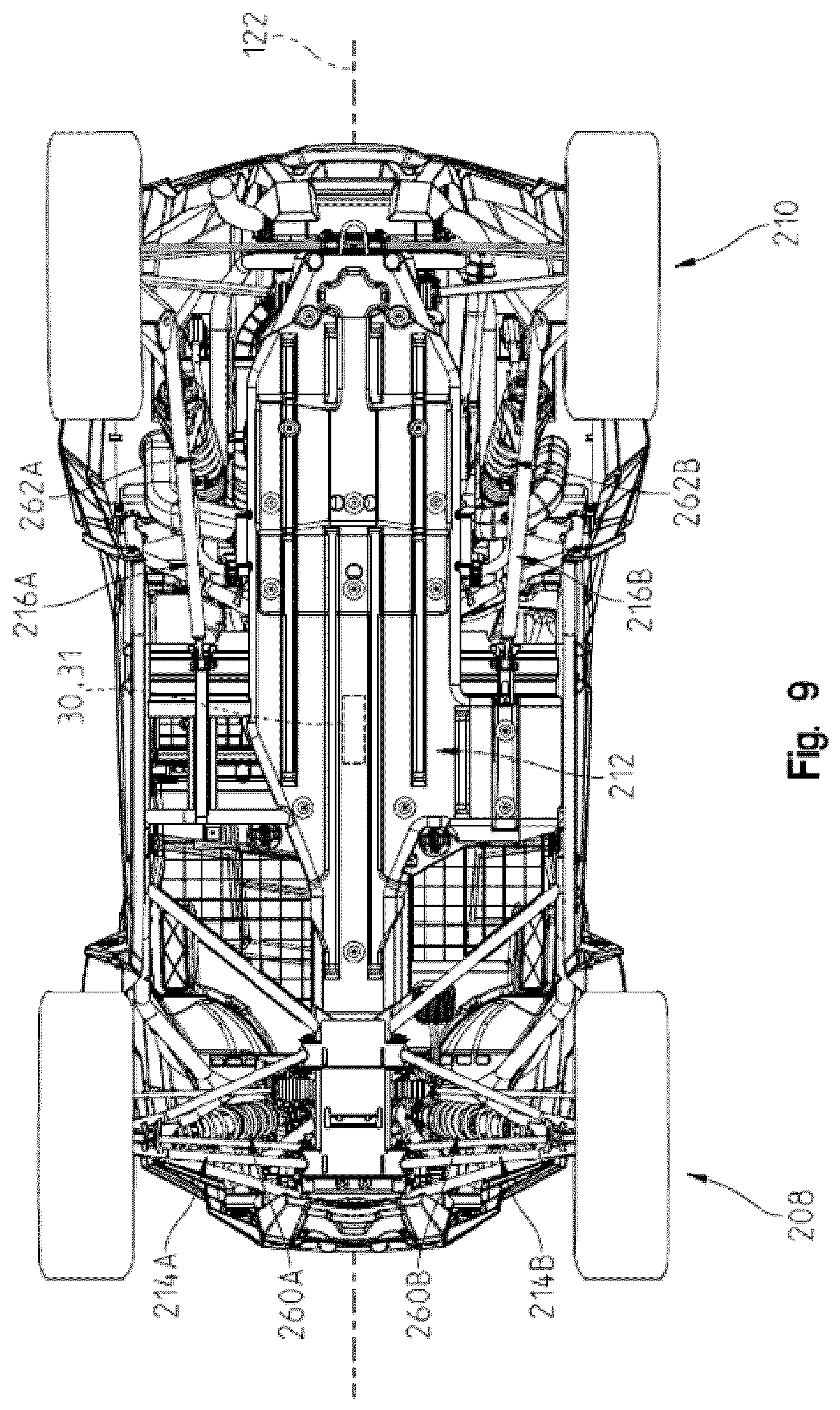 Patent US12576682 Figure 9 – Vehicle having adjustable compression and rebound damping