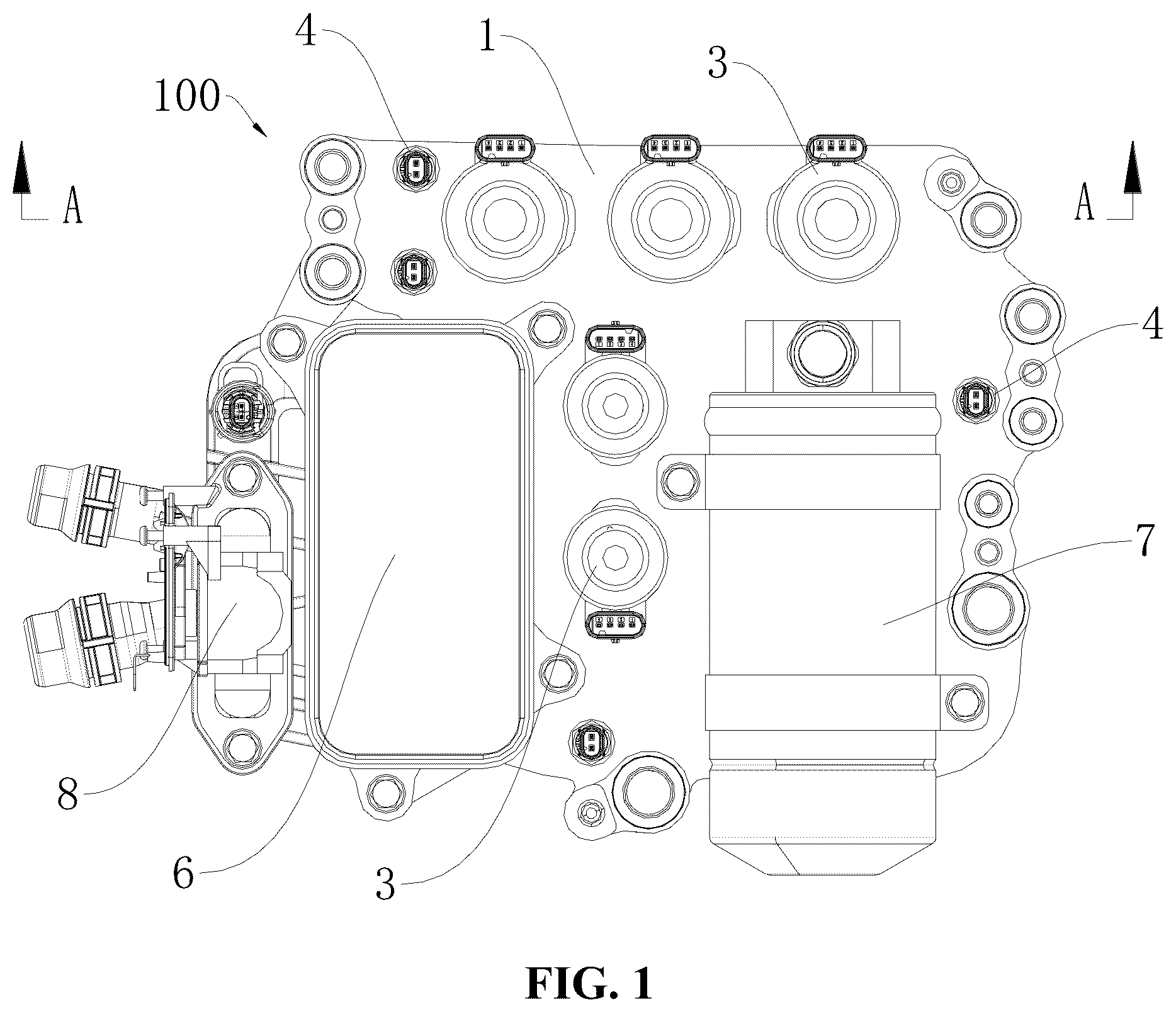 Patent US12576689 — Fluid control assembly and valve device — Figure 1