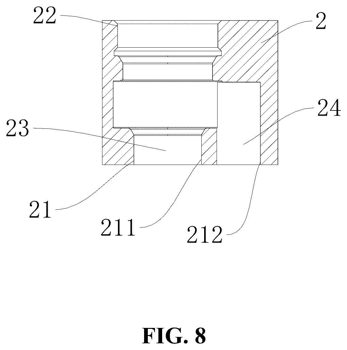 Patent US12576689 Figure 5 – Fluid control assembly and valve device