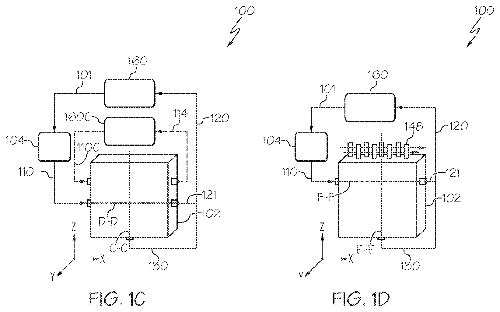 Patent US12576693 Figure 2 – Cooling systems and assemblies, and vehicles including the same