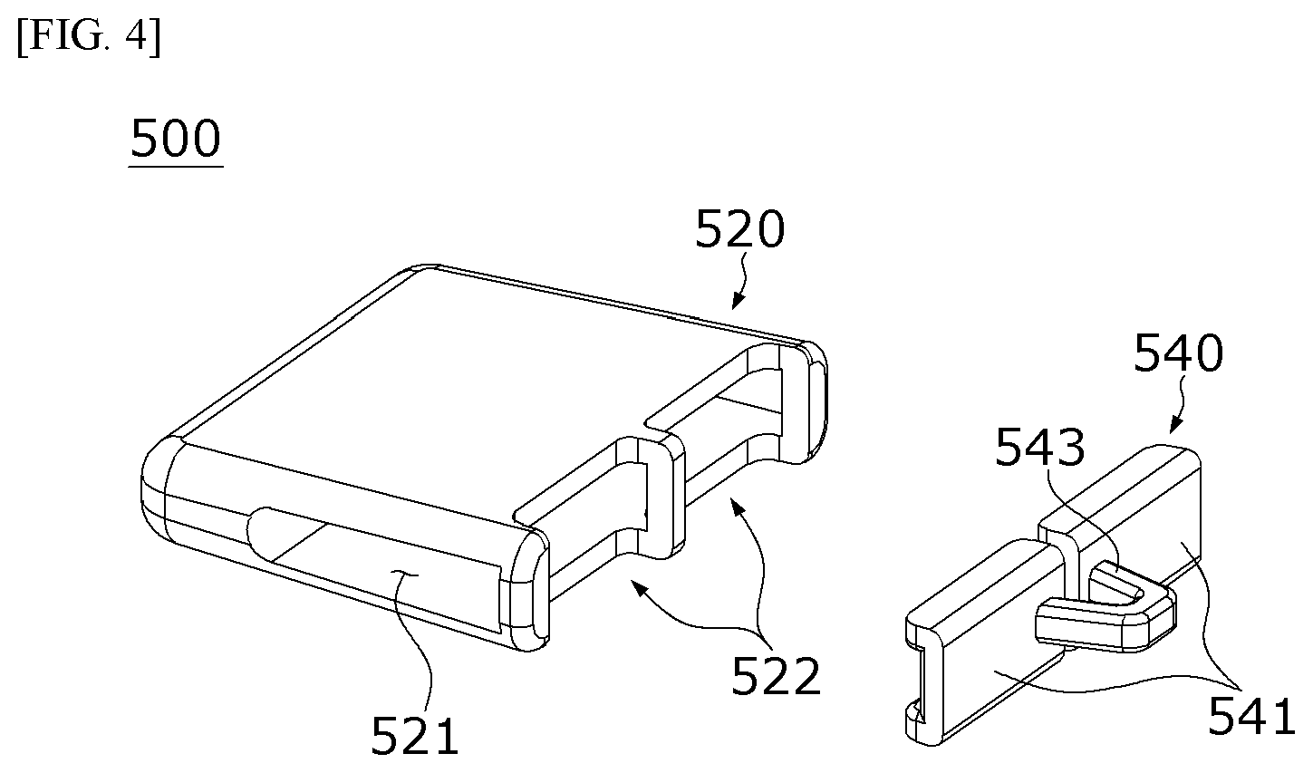 Patent US12576695 Figure 4 – Vehicle air vent