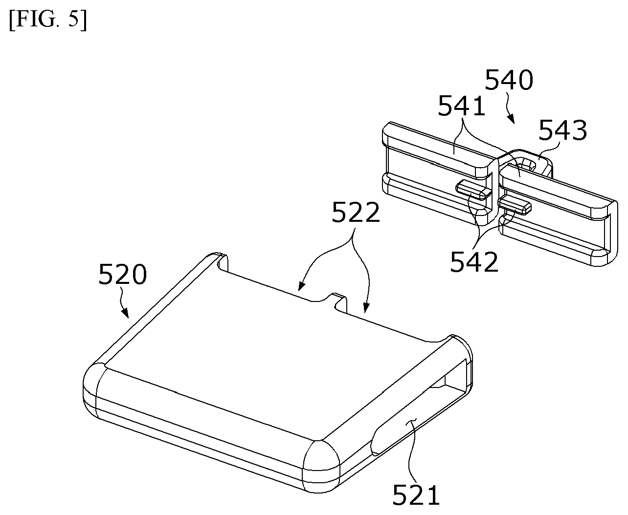 Patent US12576695 Figure 5 – Vehicle air vent