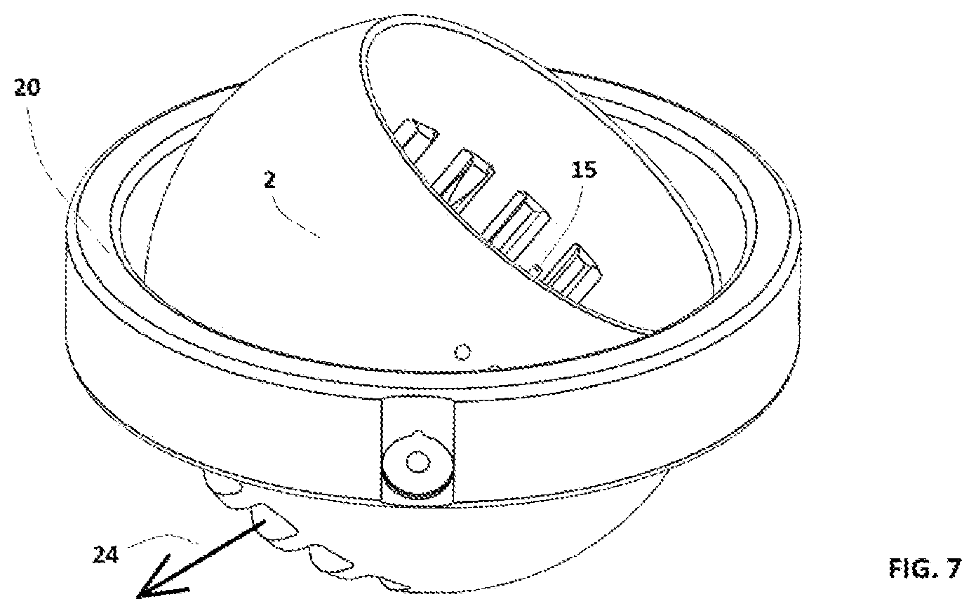 Patent US12576696 Figure 7 – Air vent assembly and control system