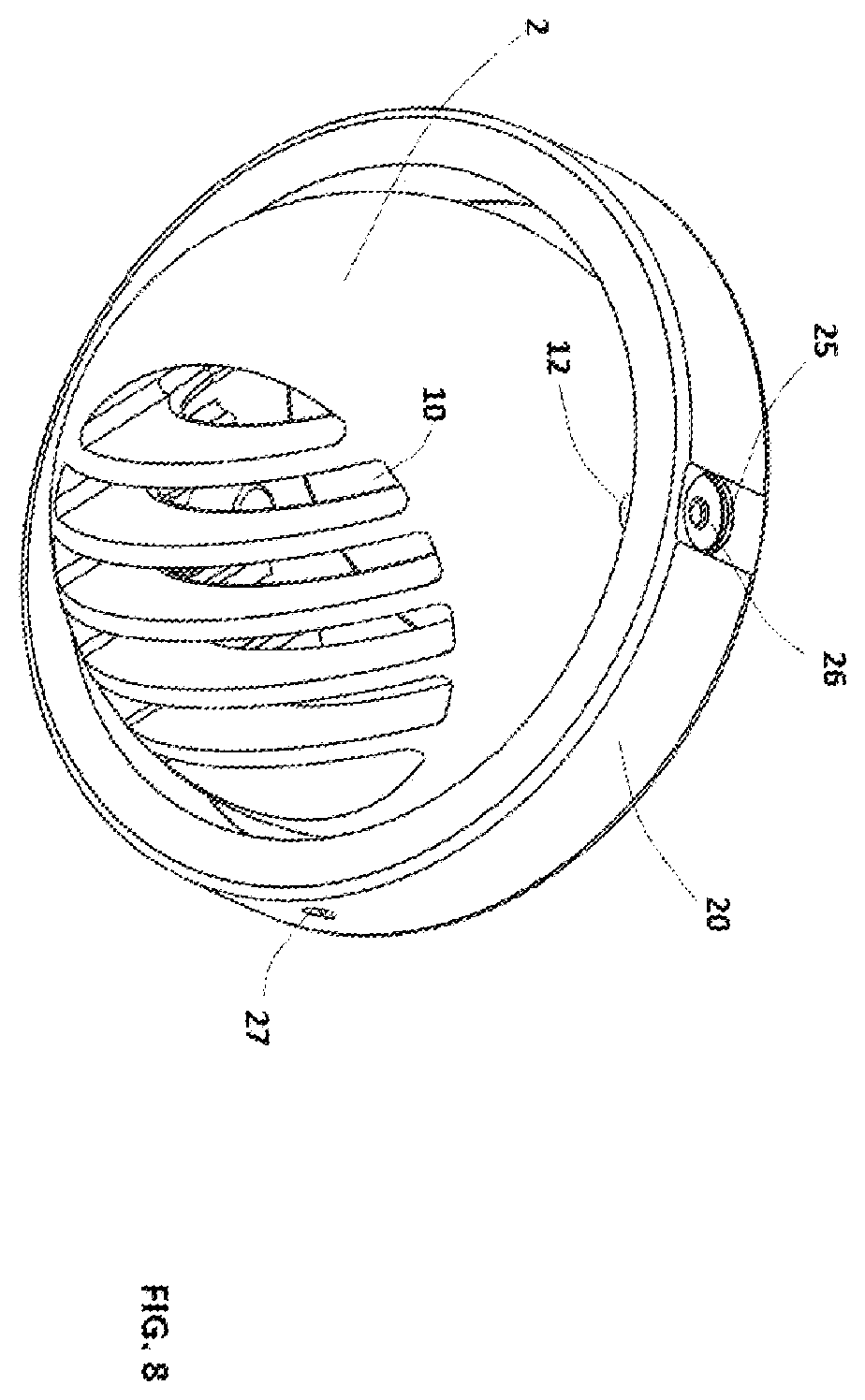 Patent US12576696 Figure 8 – Air vent assembly and control system