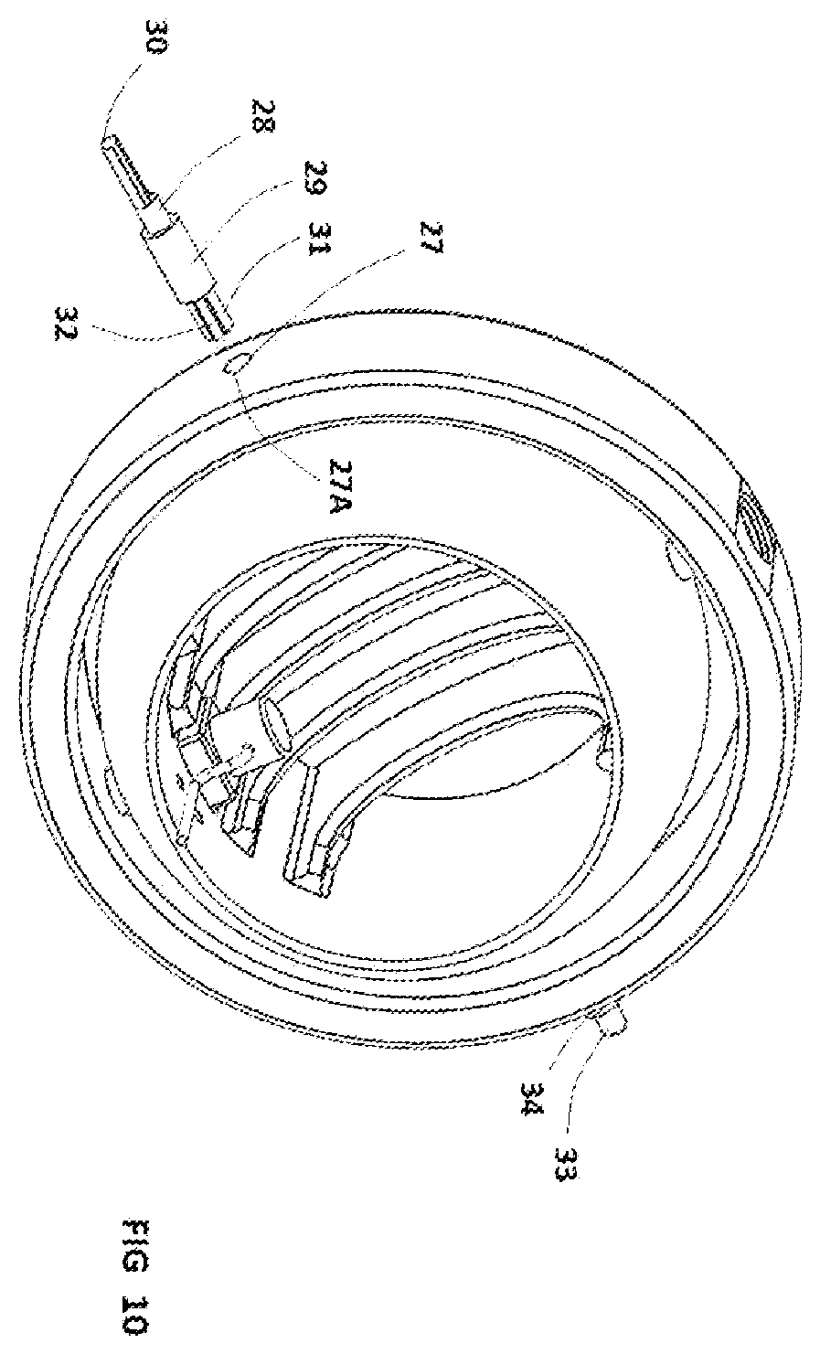 Patent US12576696 Figure 10 – Air vent assembly and control system