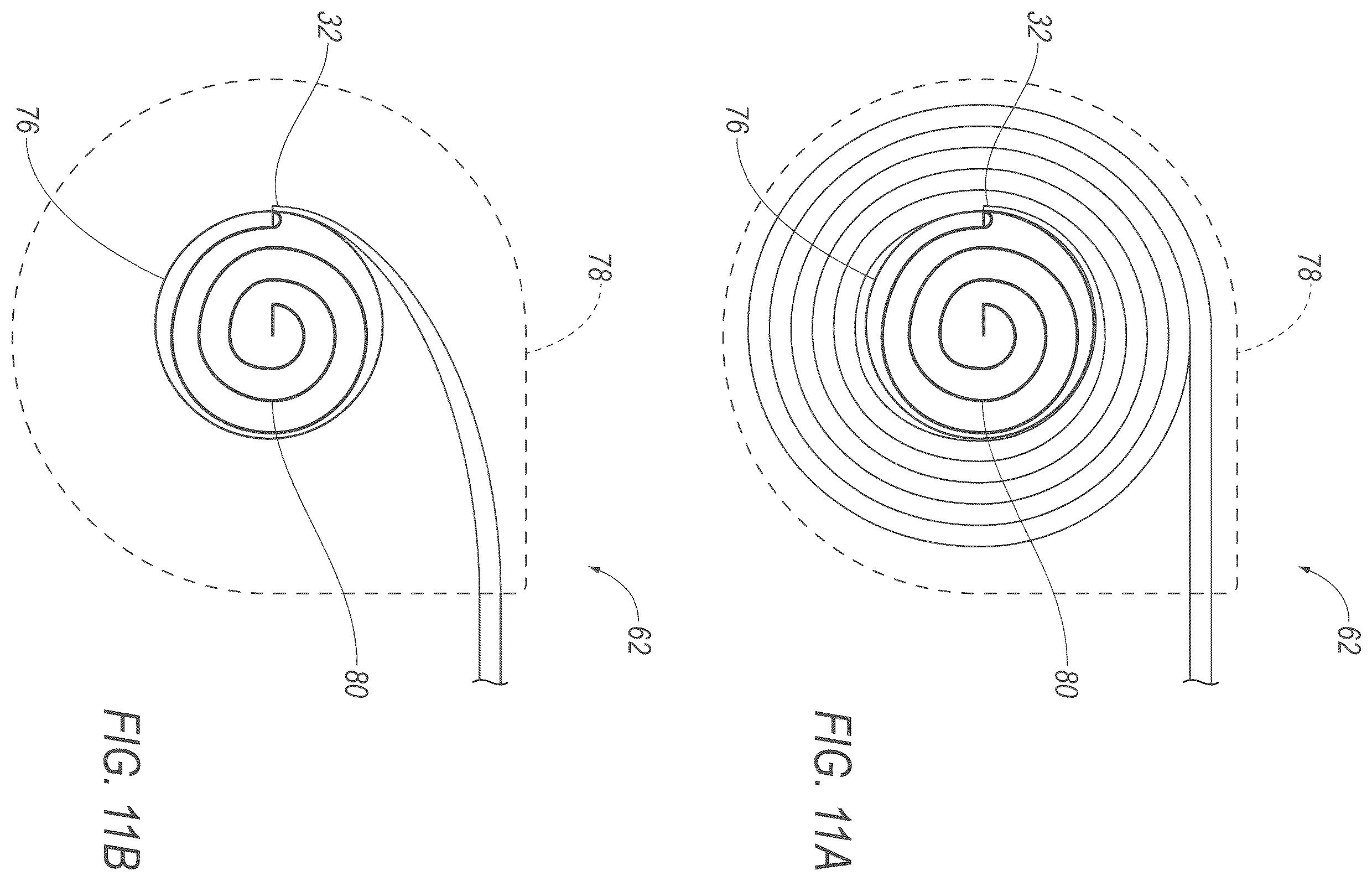 Patent US12576699 Figure 11 – Cable deployable across vehicle door opening