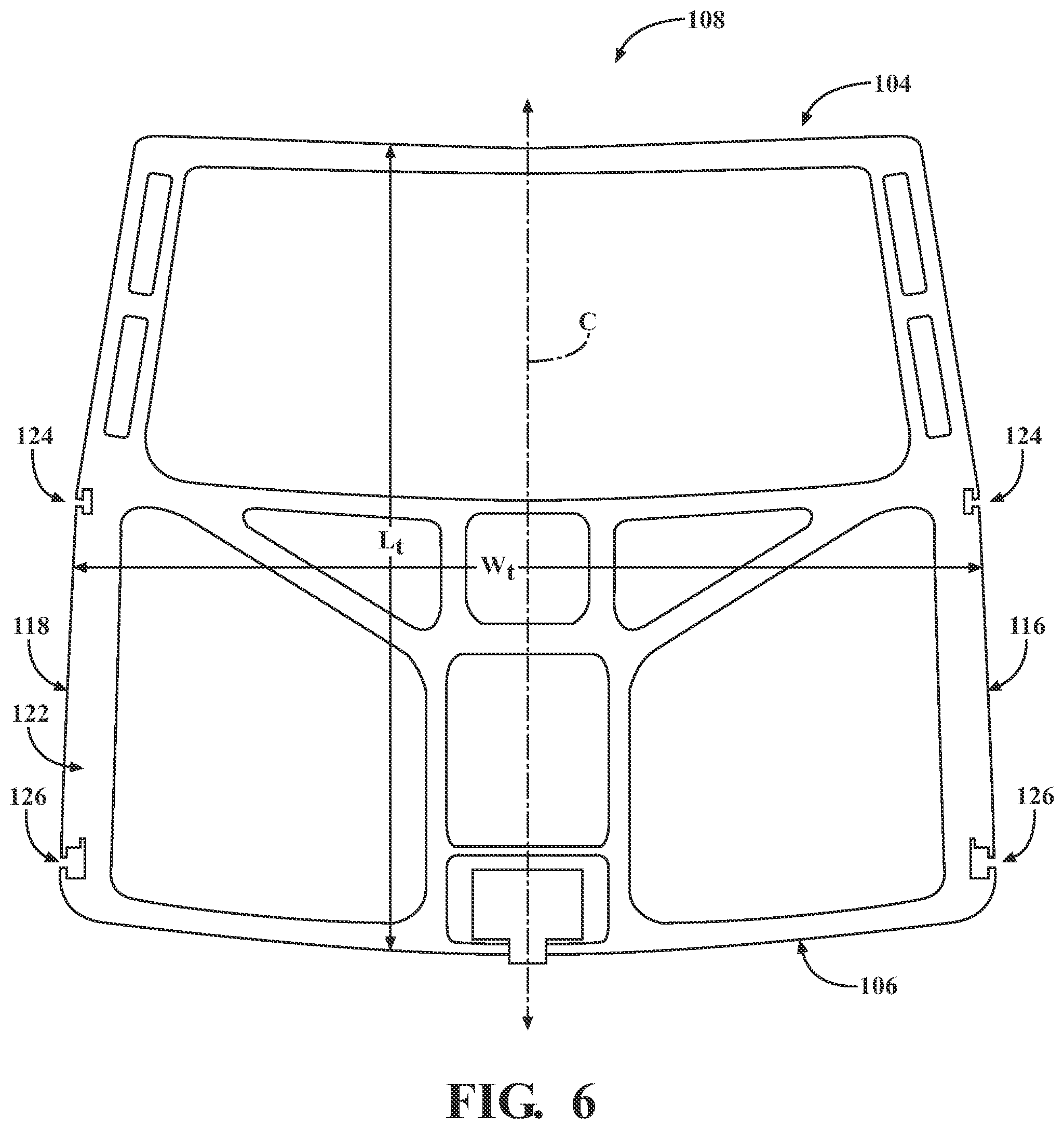 Patent US12576700 Figure 3 – Retractable shields for vehicle tailgates