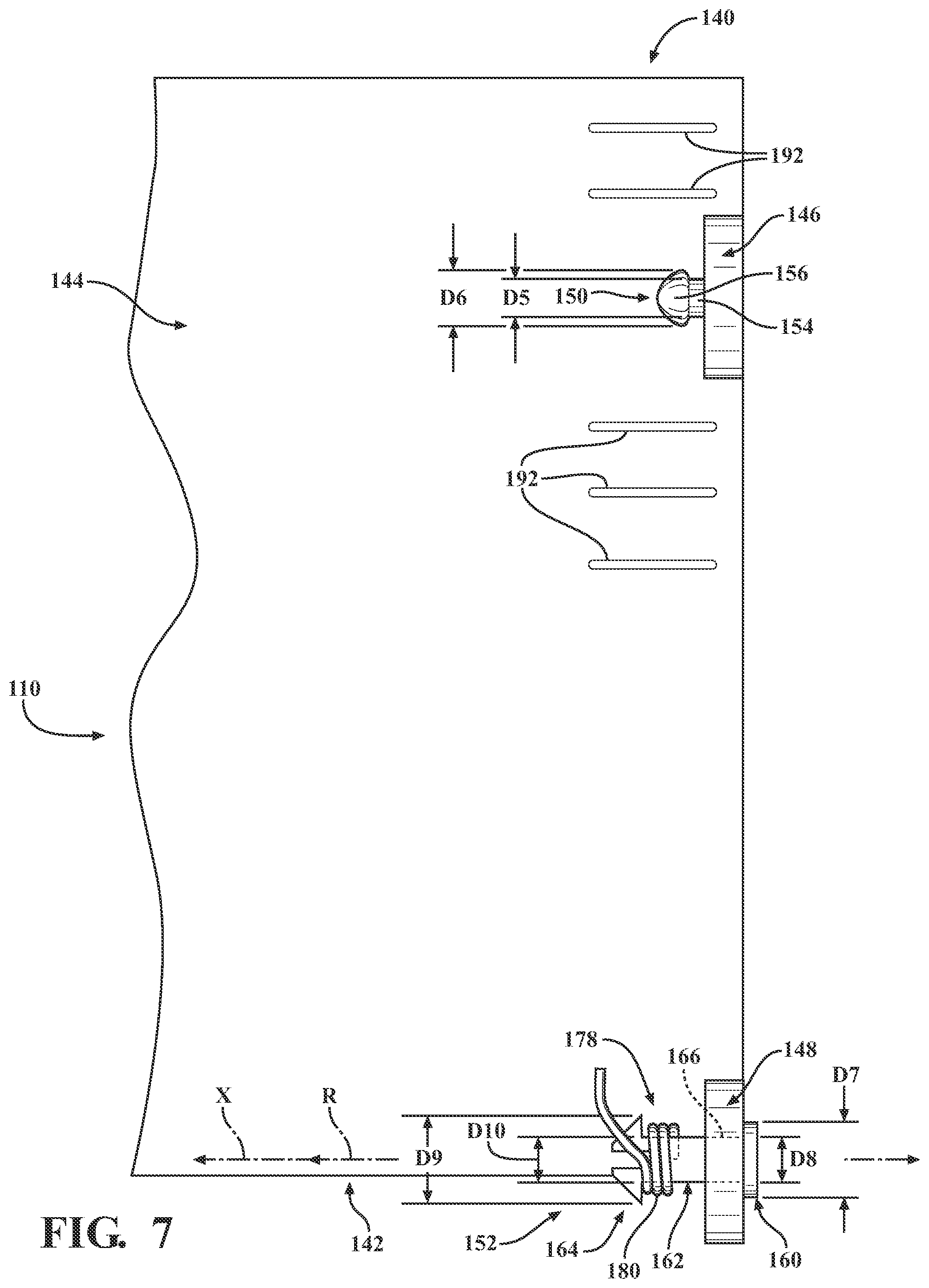 Patent US12576700 Figure 4 – Retractable shields for vehicle tailgates