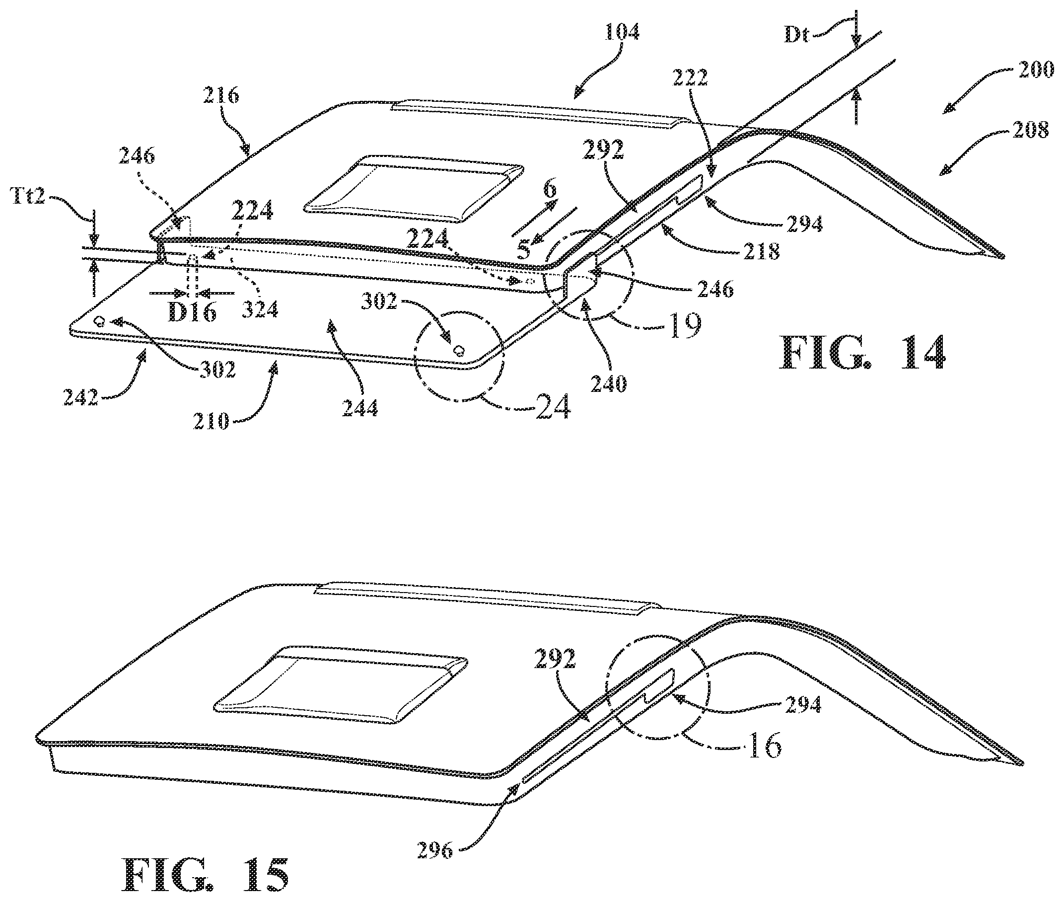 Patent US12576700 Figure 7 – Retractable shields for vehicle tailgates