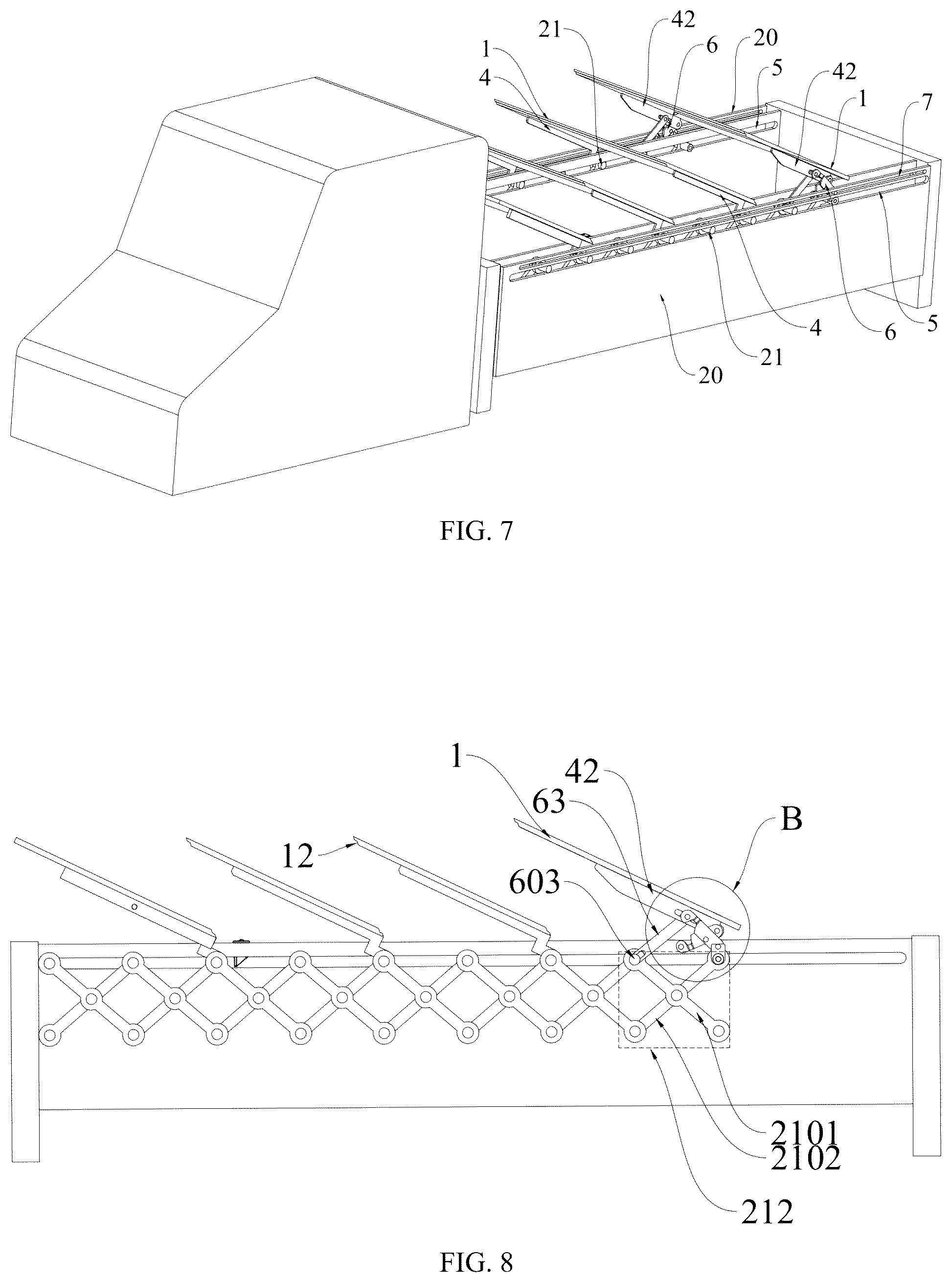 Patent US12576702 Figure 4 – Pickup truck tonneau cover