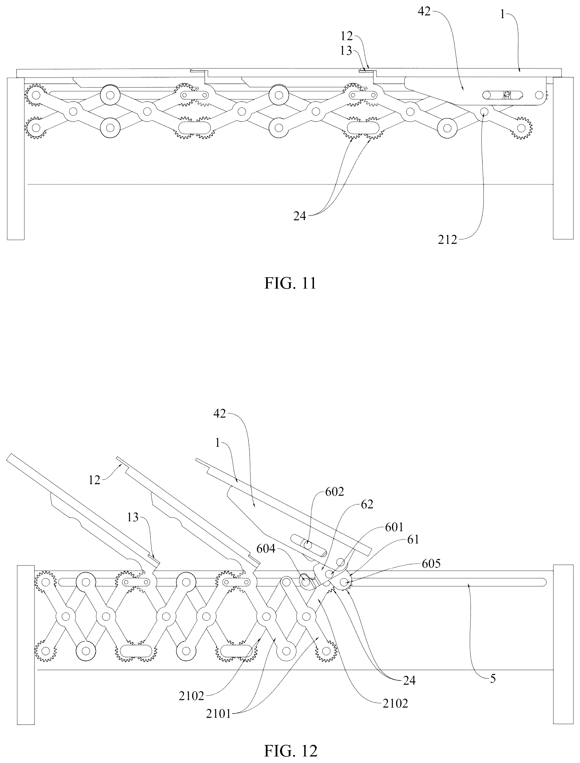 Patent US12576702 Figure 6 – Pickup truck tonneau cover