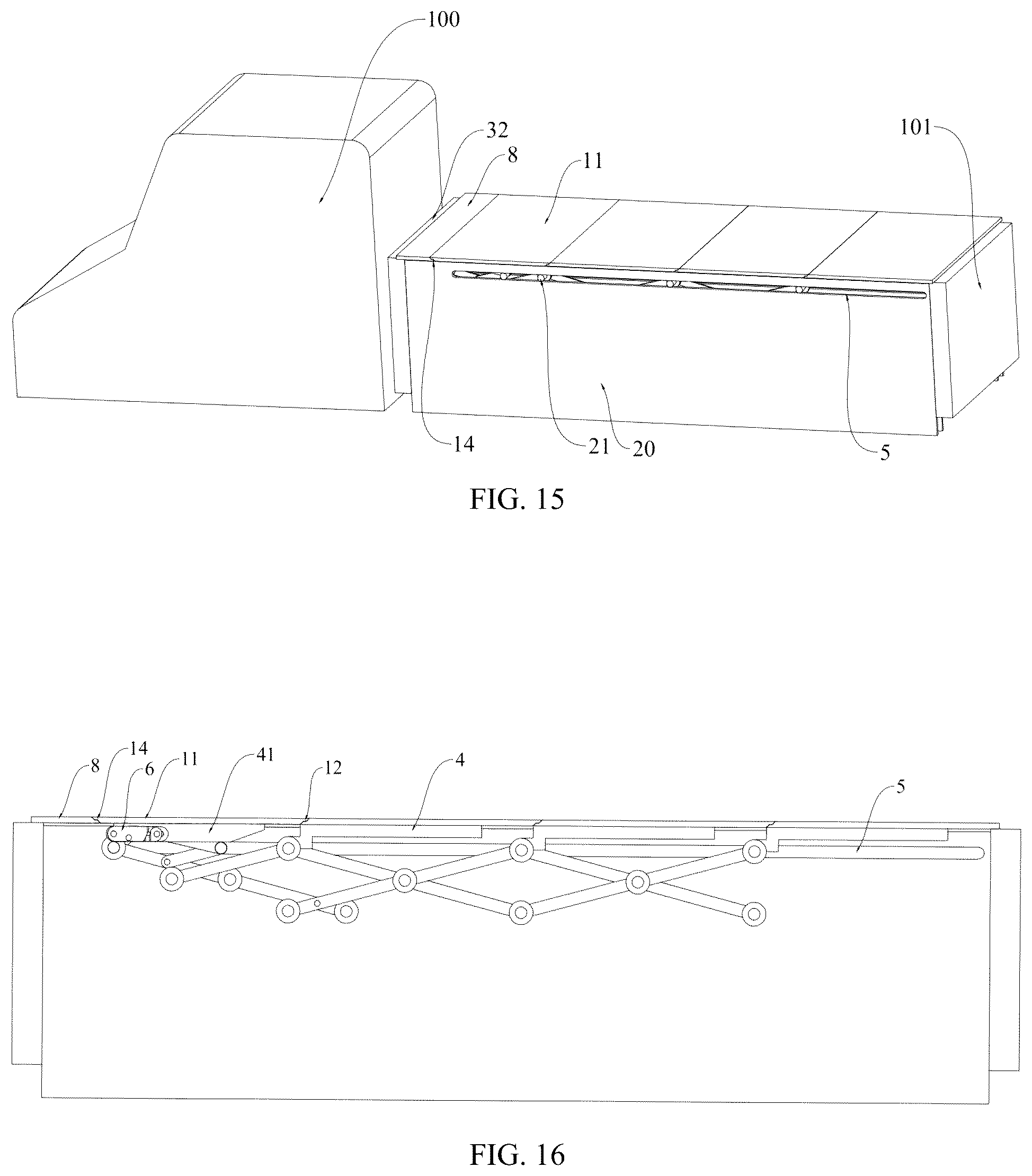 Patent US12576702 Figure 8 – Pickup truck tonneau cover