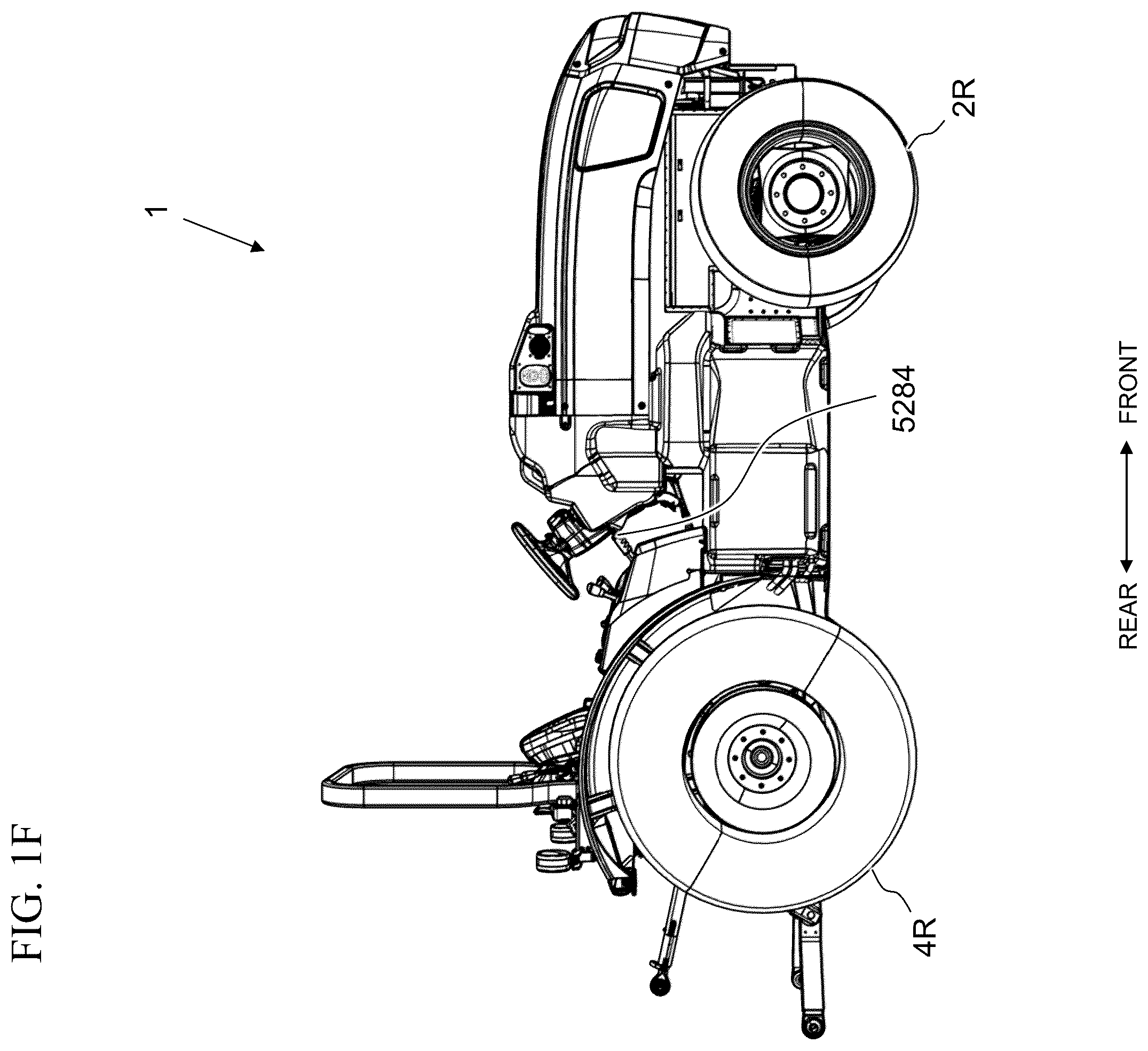 Patent US12576704 Figure 6 – Electric work vehicle