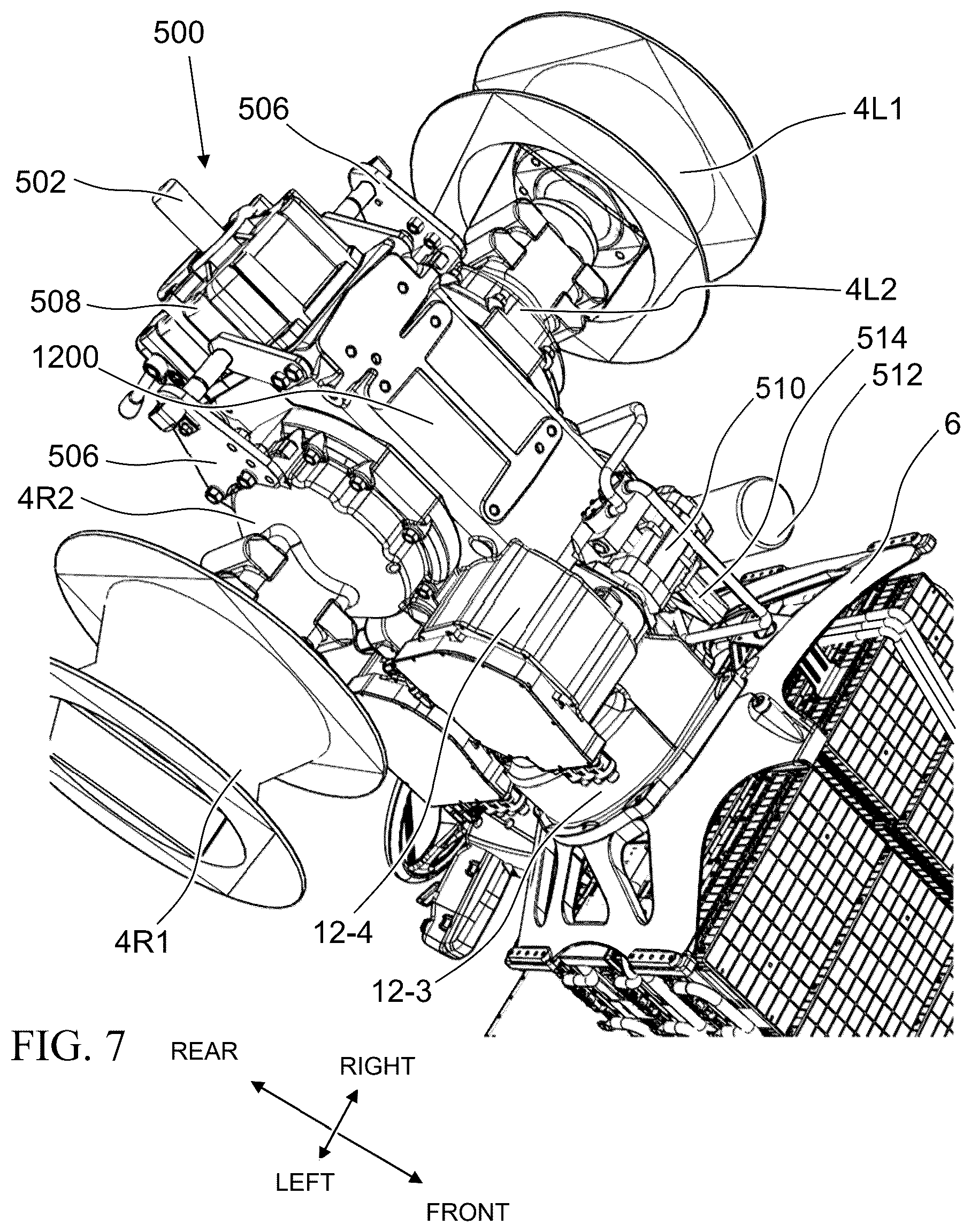 Patent US12576704 Figure 18 – Electric work vehicle
