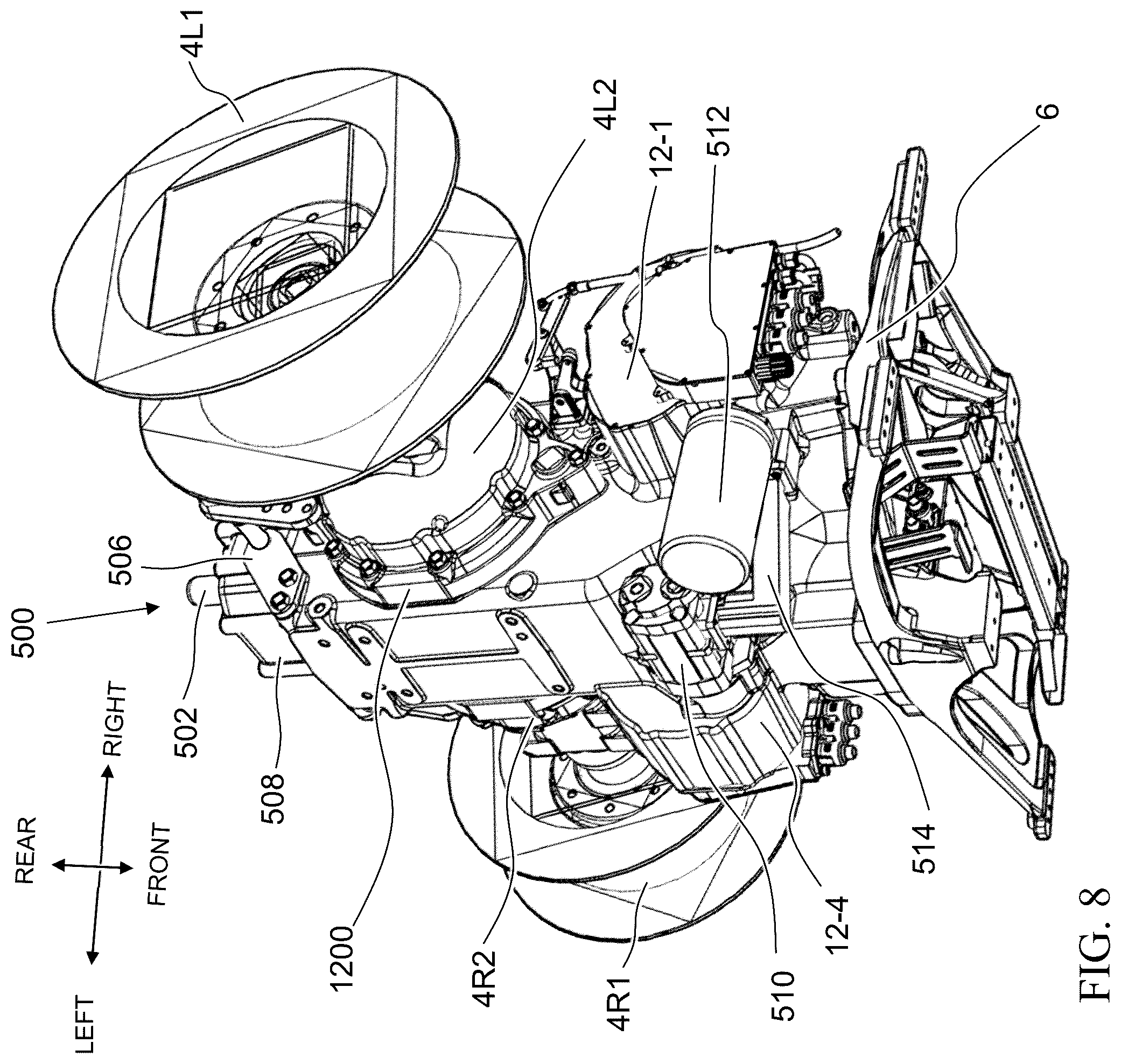 Patent US12576704 Figure 19 – Electric work vehicle