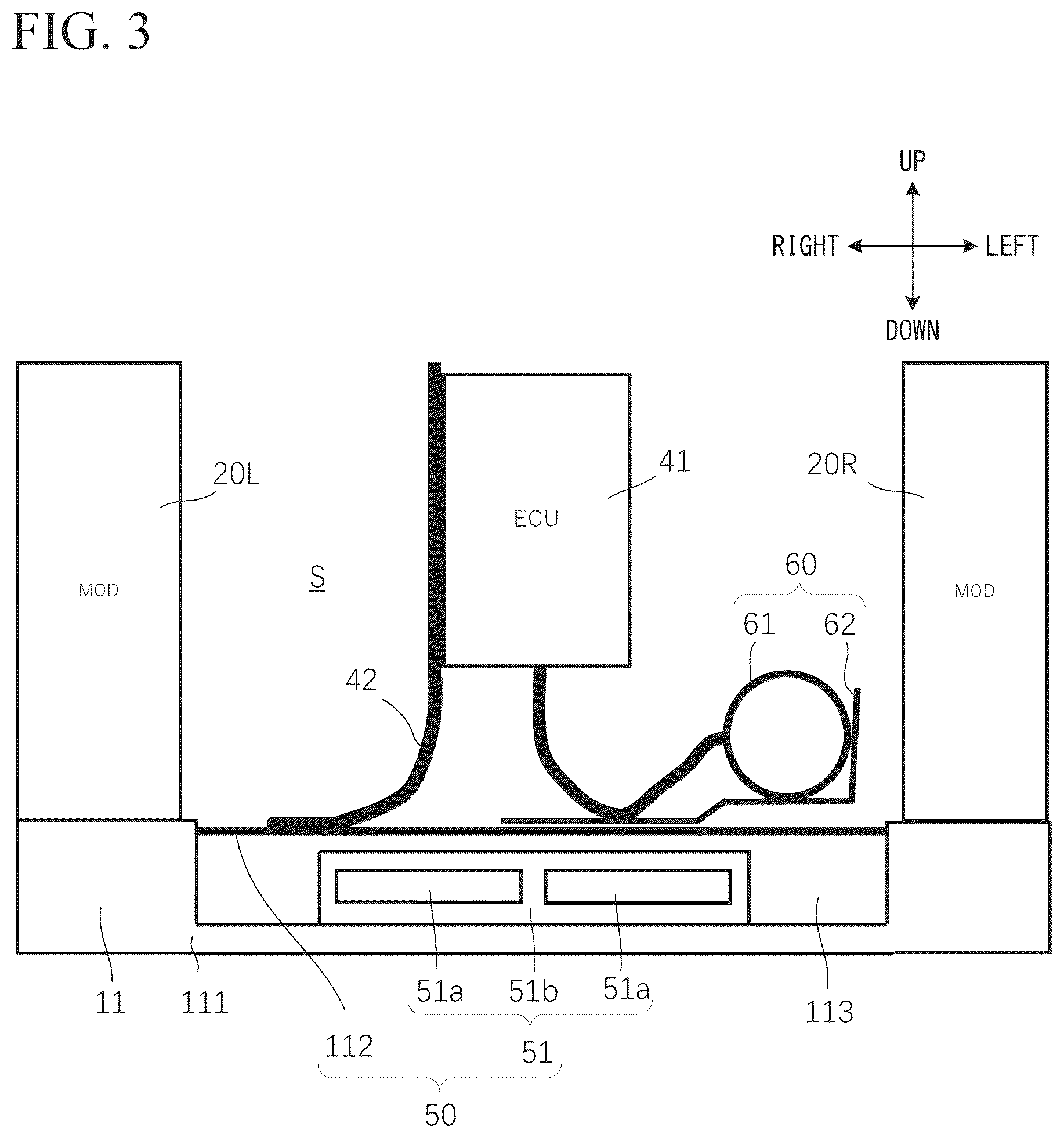 Patent US12576705 Figure 3 – Battery pack and vehicle