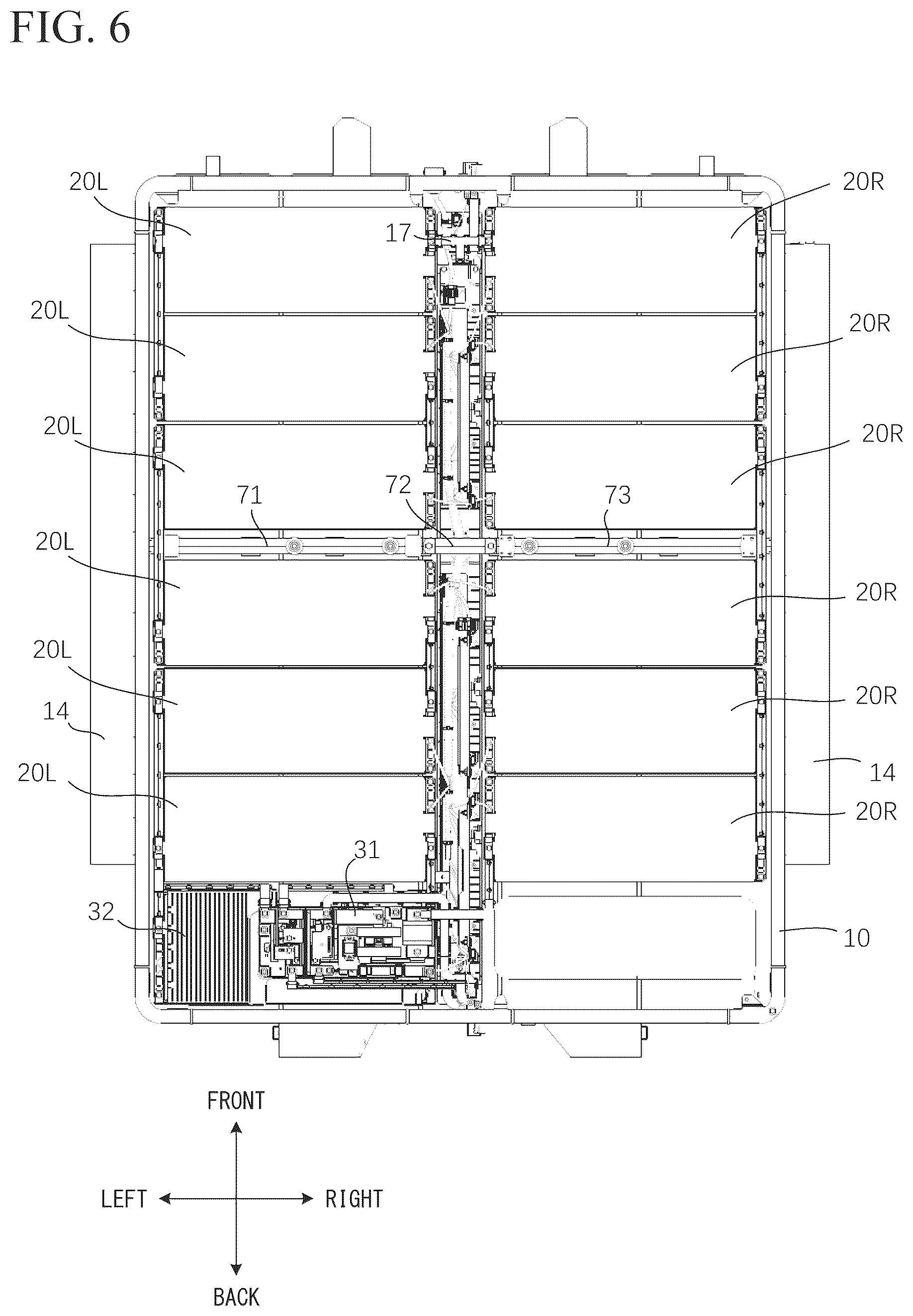 Patent US12576705 Figure 6 – Battery pack and vehicle