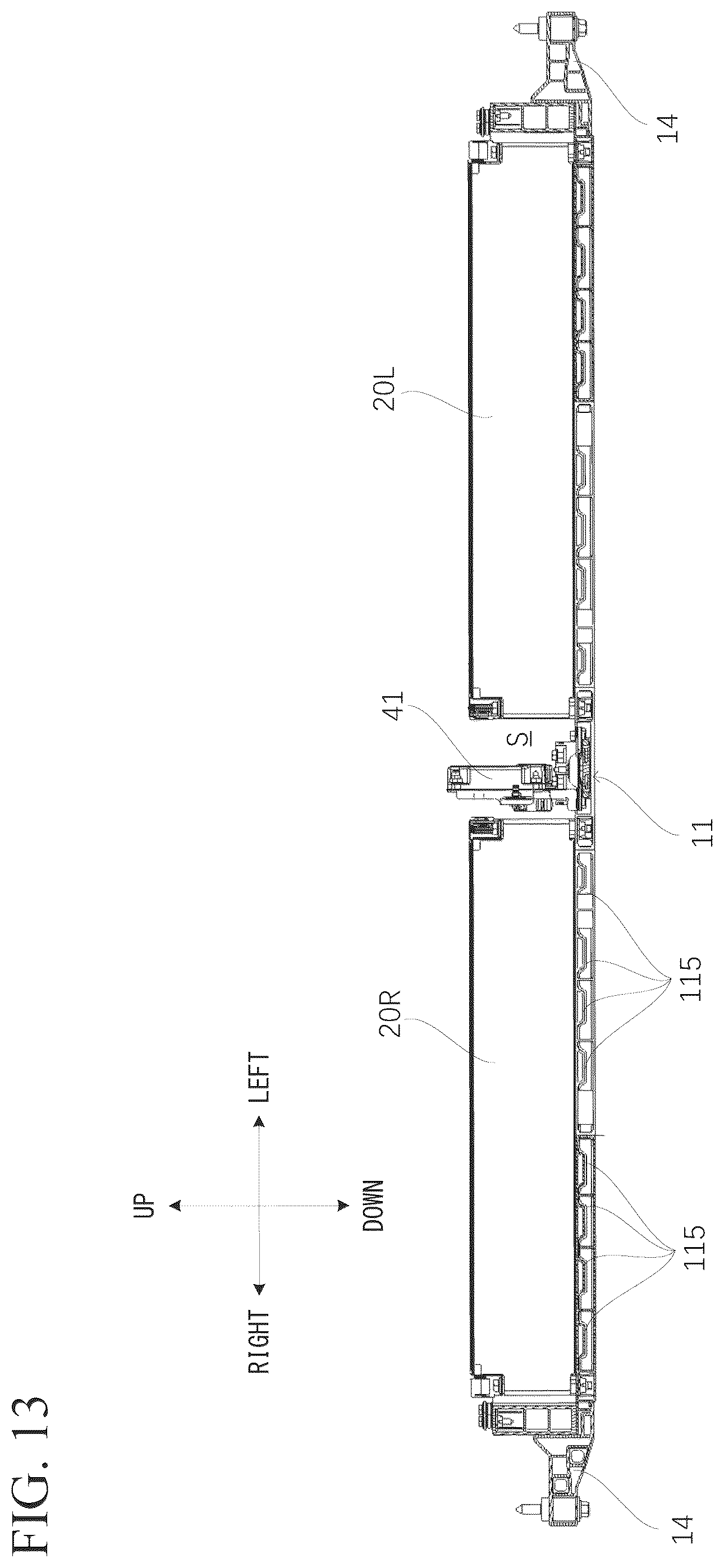 Patent US12576705 Figure 11 – Battery pack and vehicle