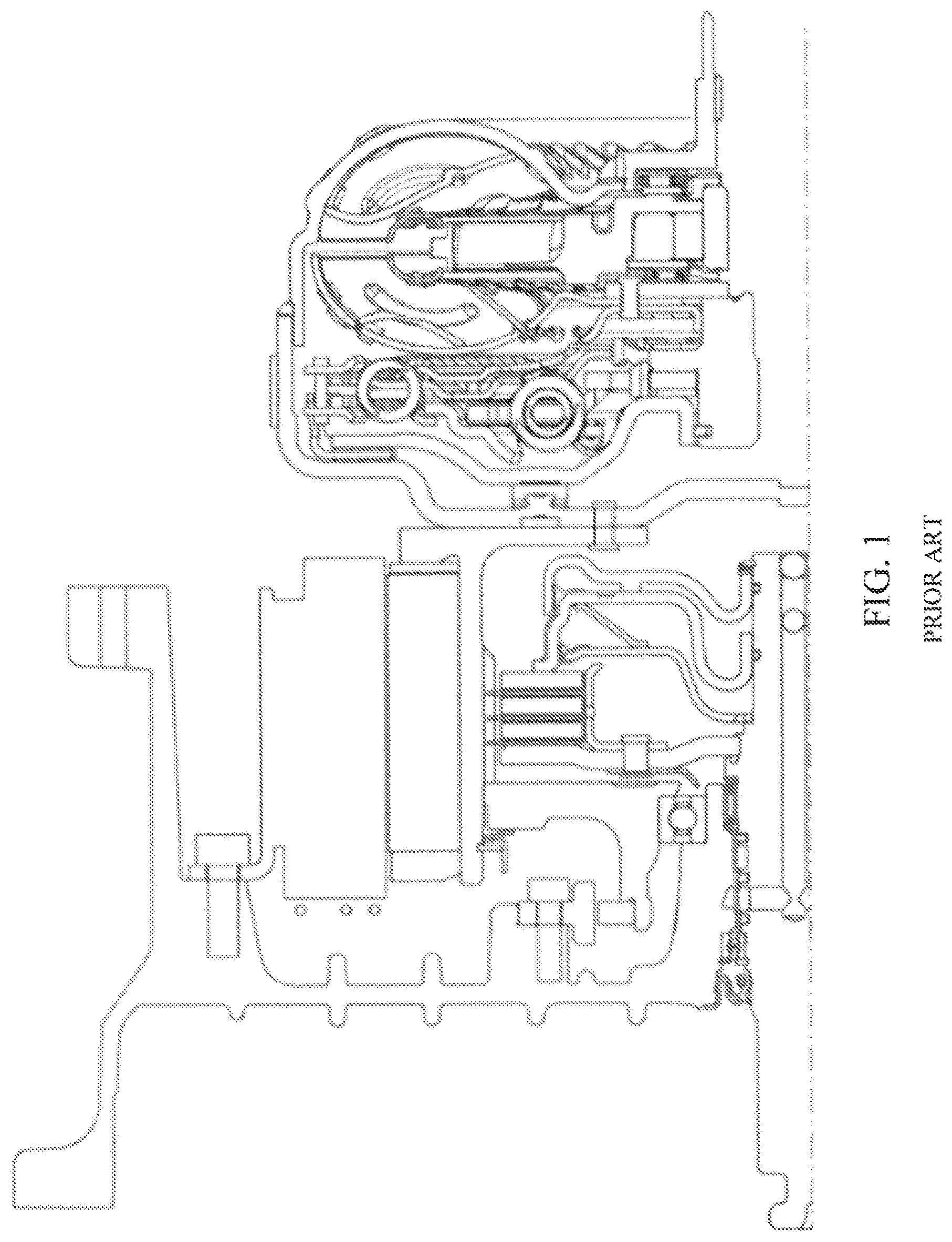 Patent US12576706 Figure 1 – Compact P2 hybrid architecture