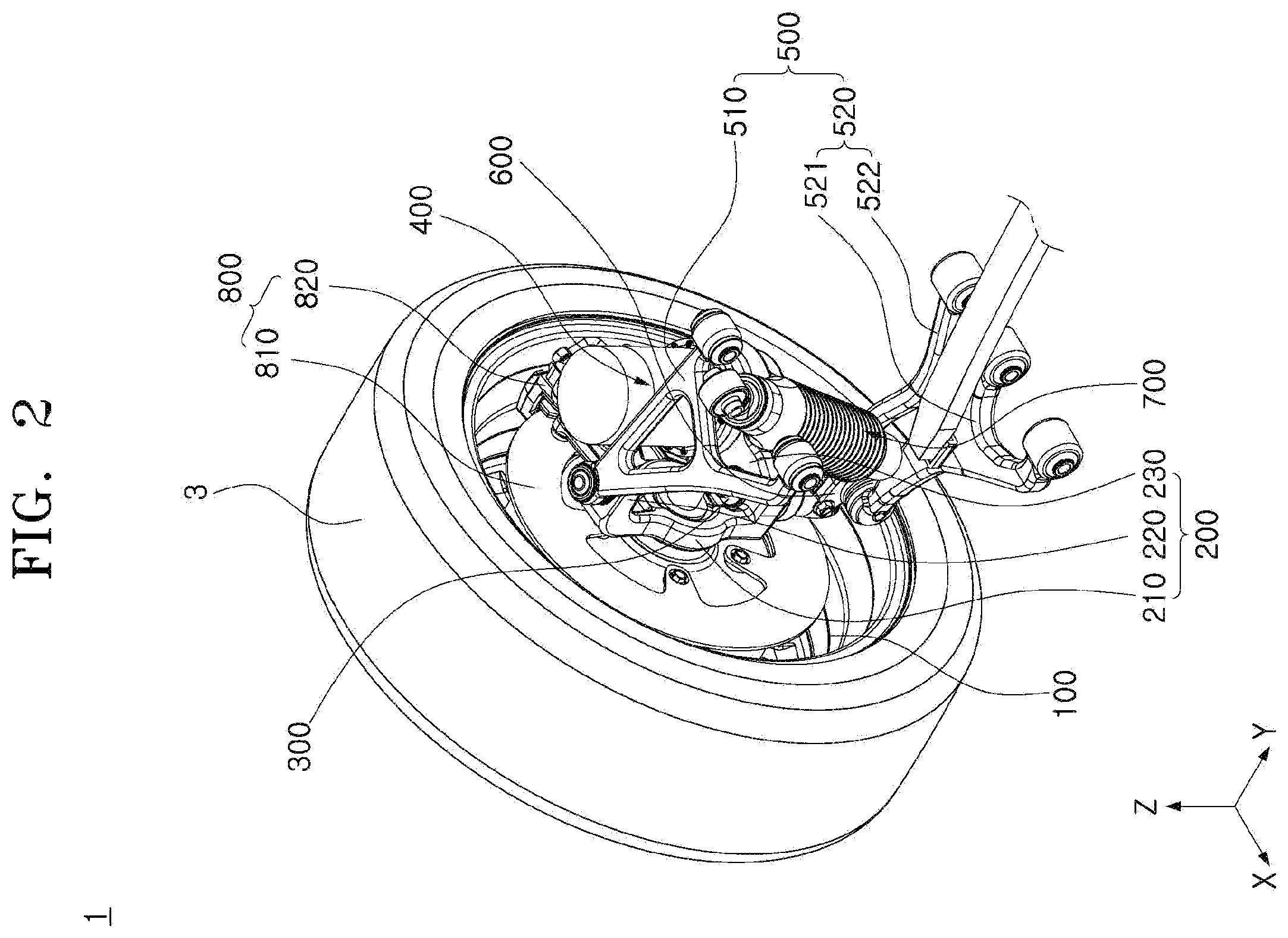 Patent US12576707 Figure 2 – Corner module apparatus