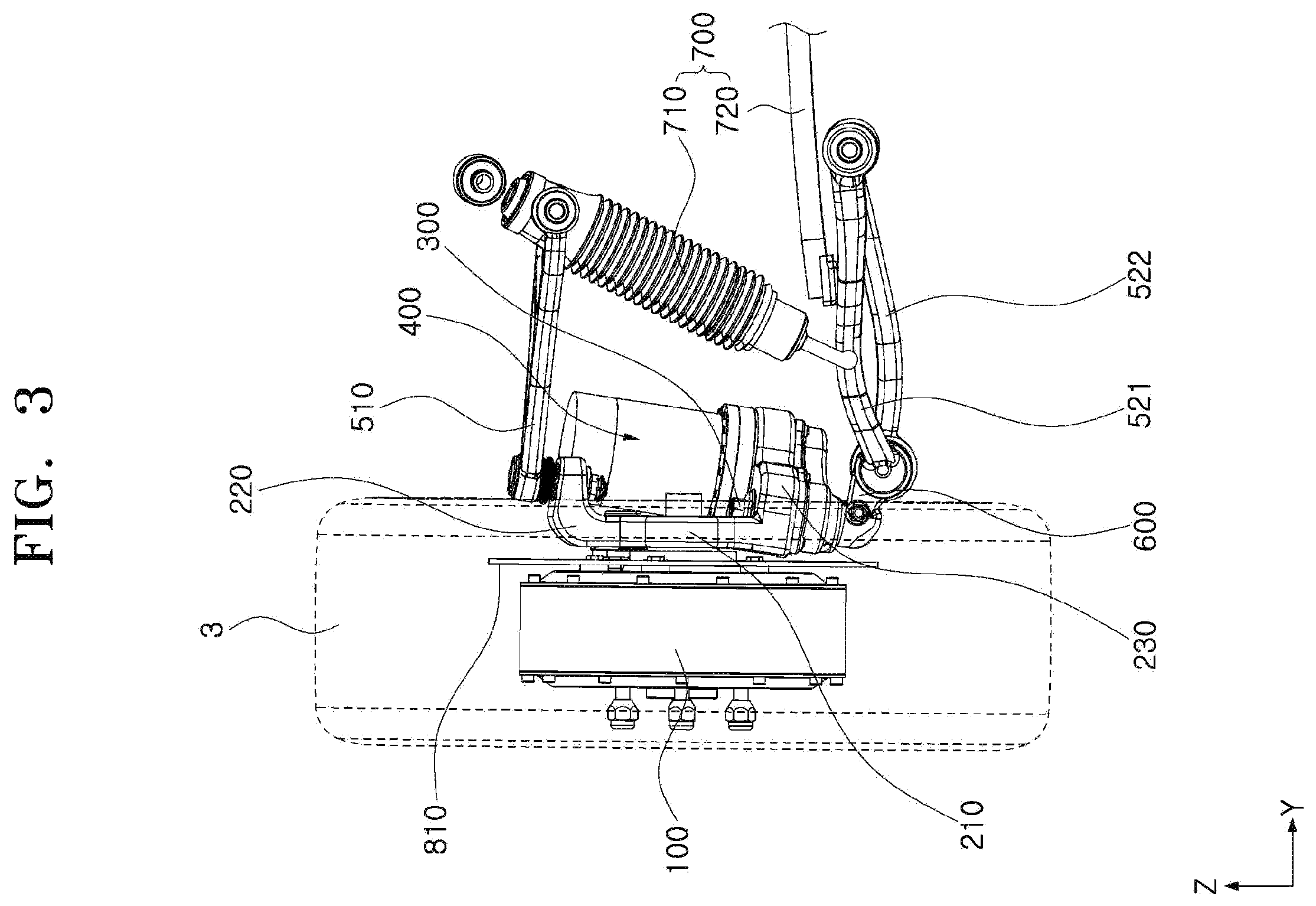 Patent US12576707 Figure 3 – Corner module apparatus